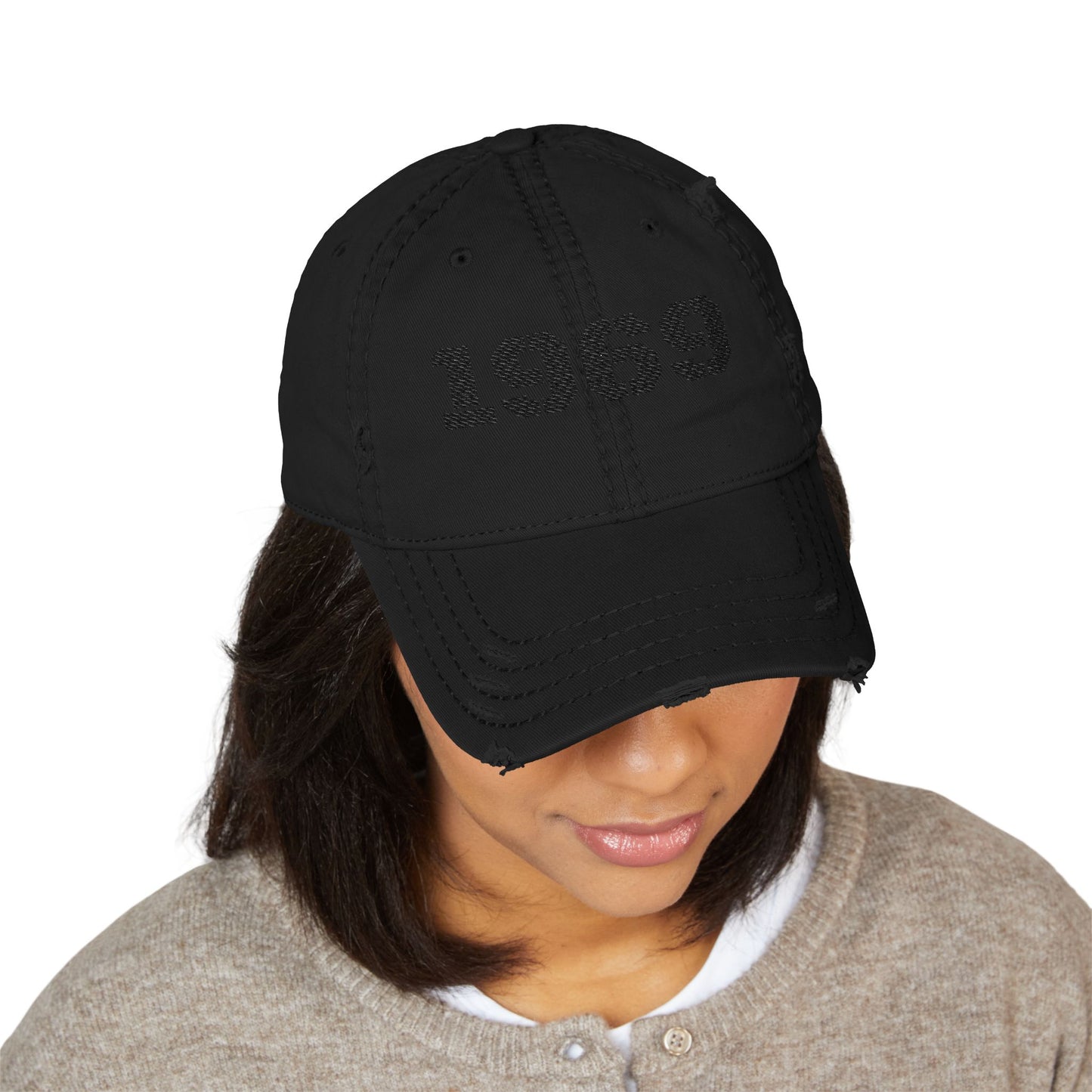 Vintage Distressed Dad Hat | 1969 Embroidered Cap for Casual Style, Birthday Gift, Father's Day, Everyday Wear