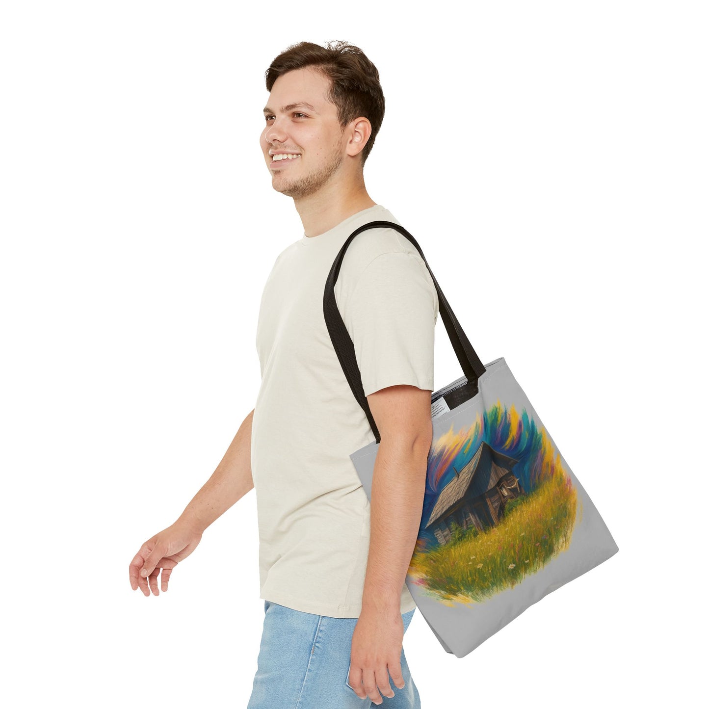 Rustic Charm Tote Bag | Boho Bag | Eco-Friendly Custom Design | Nature Lover Gift | Canvas Purse | Casual Carryall