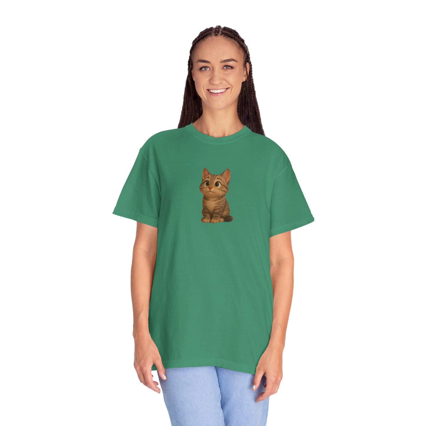 Cute Cat Graphic T-Shirt, Casual Wear, Cat Lover Gift, Everyday Tee, Animal Lover Apparel, Perfect for Birthdays & Holidays
