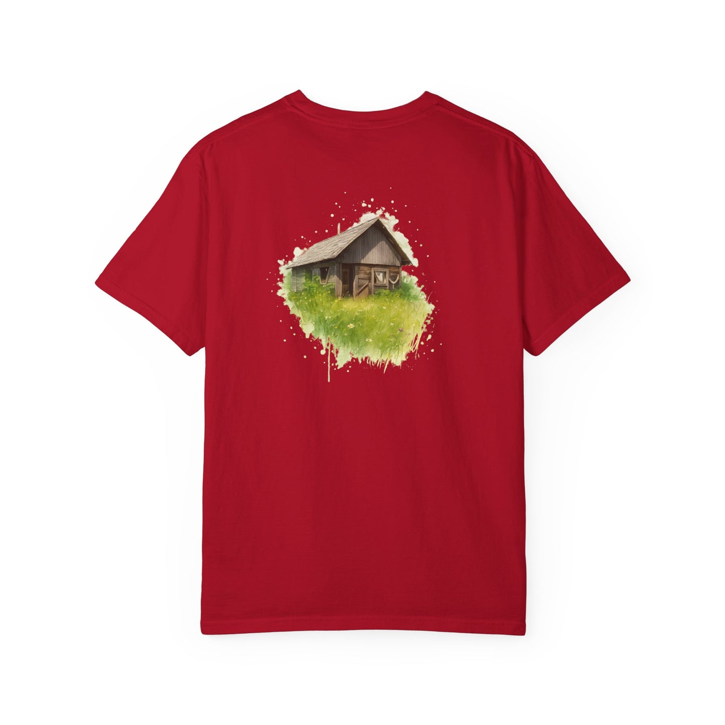 Nature-Inspired Unisex Garment-Dyed T-Shirt, Eco-Friendly Tee, Summer Casual Wear, Gift for Nature Lovers, Relaxed Fit T-Shirt