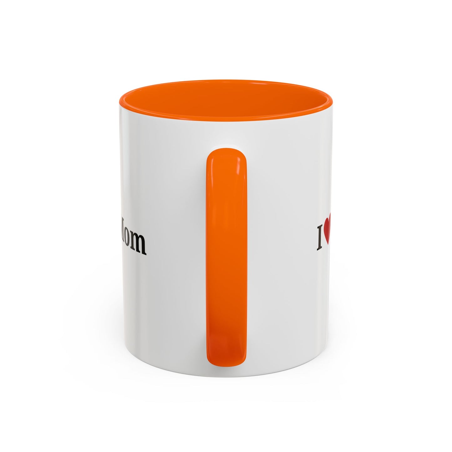 I Love Mom Accent Coffee Mug - Perfect Gift for Mother's Day & Special Occasions
