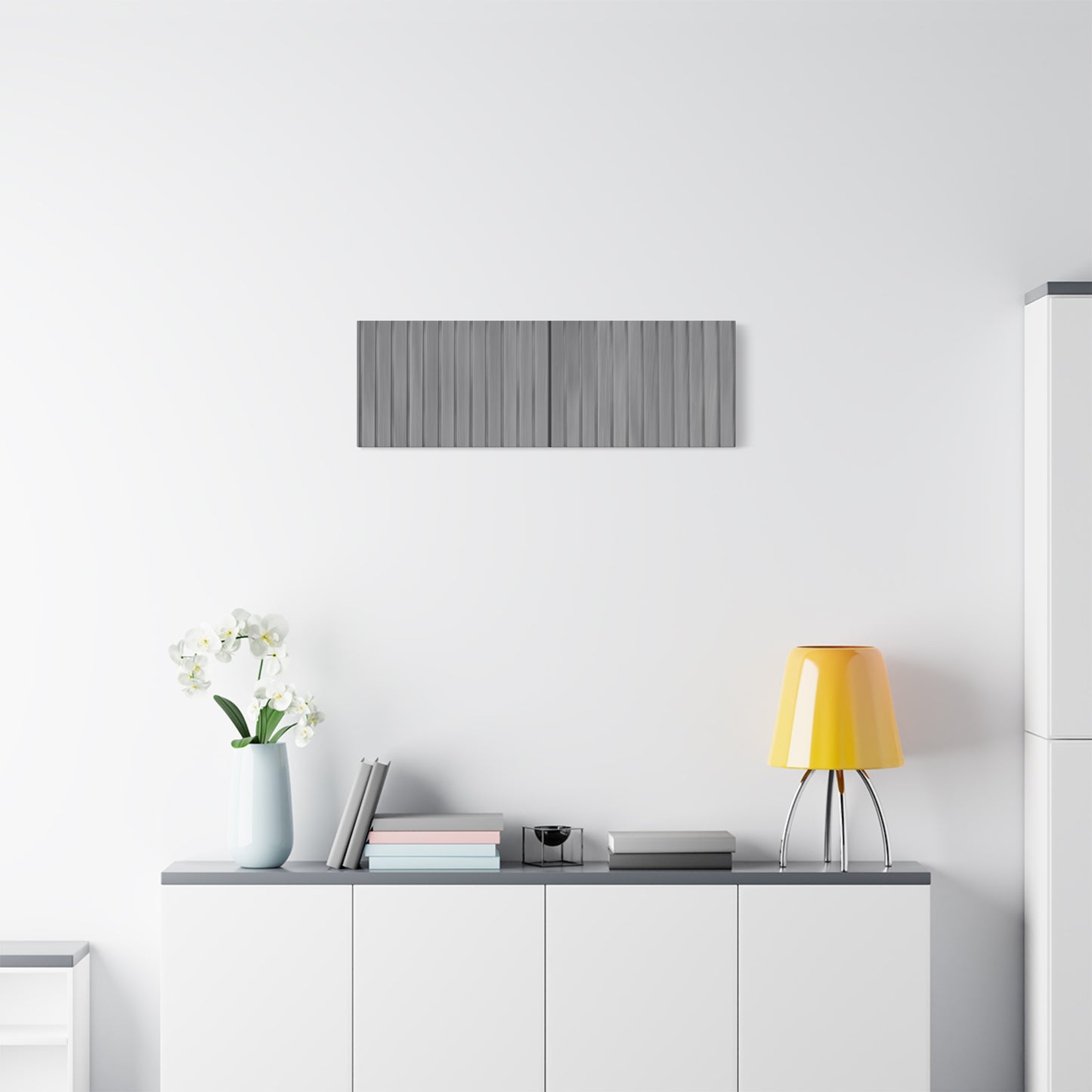 Modern Striped Canvas Art - 1.25" Stretched Wall Decor