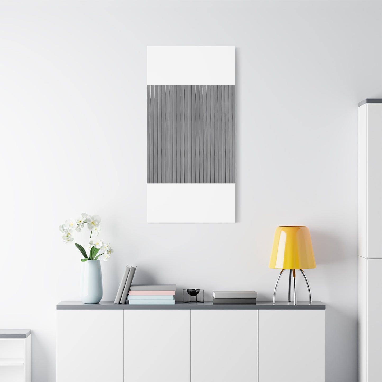 Modern Striped Canvas Art - 1.25" Stretched Wall Decor