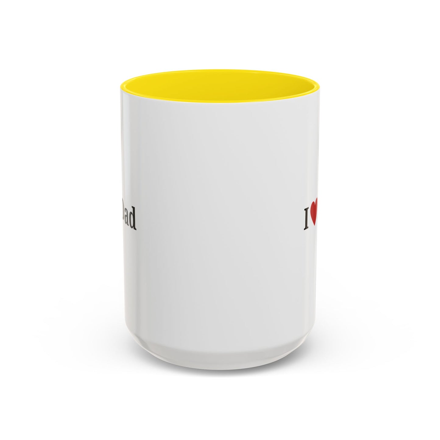 I Love Dad Accent Coffee Mug - Perfect Gift for Father's Day & Birthdays