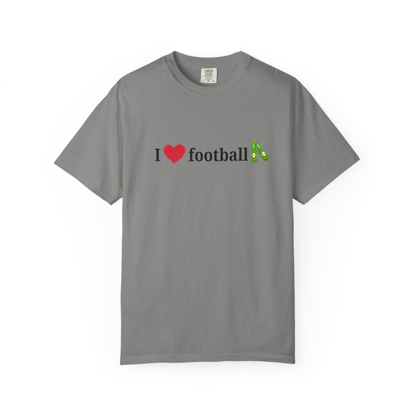 Unisex Football Love Tee - Casual Cotton T-Shirt, Gift for Sports Fans, Comfortable Daily Wear, Perfect for Game Days, Fun Summer Outfits