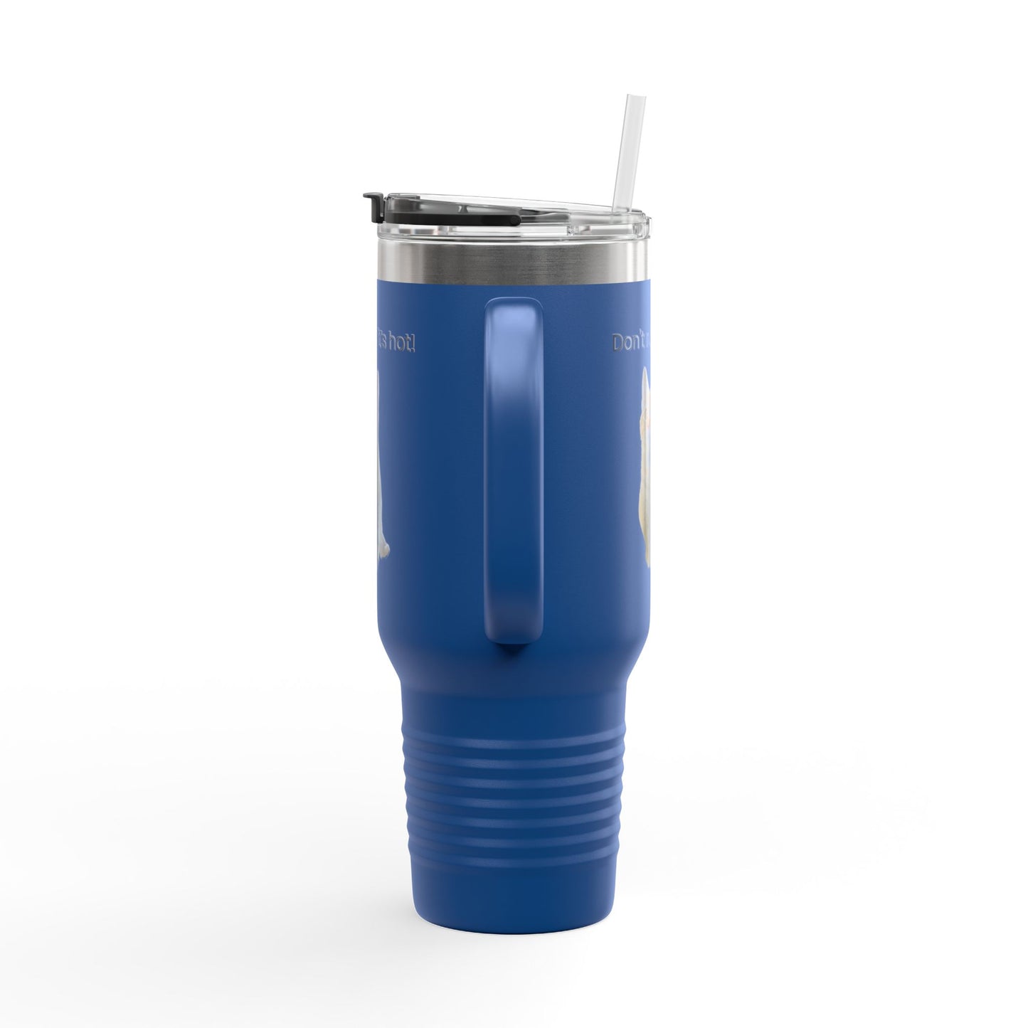 Funny Cat Insulated Travel Mug - 40oz - Perfect for Hot Drinks