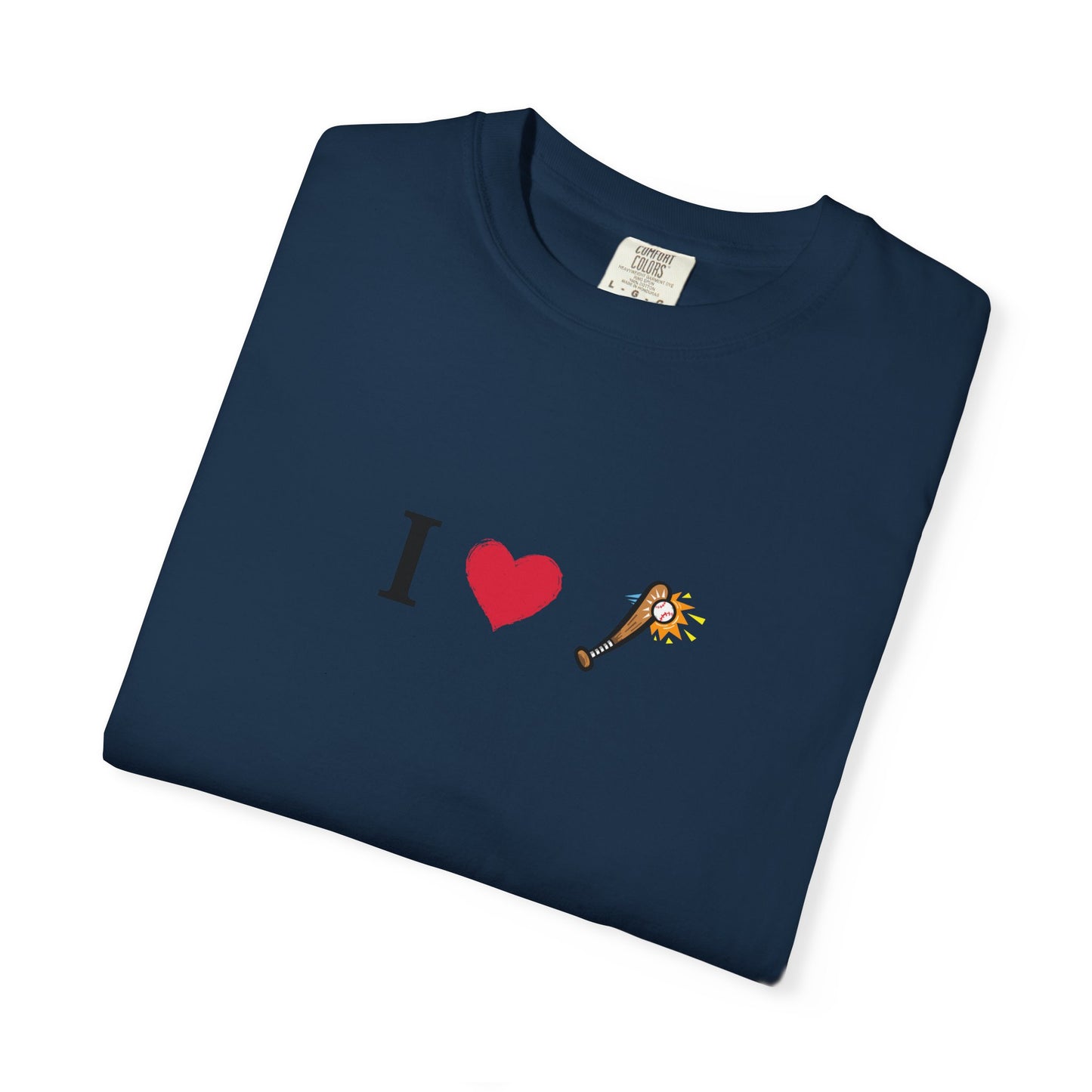 I Love Baseball Unisex Tee, Gift for Couples, Cute Matching T-Shirts, Casual Everyday Wear, Anniversary Present, Love Shirt