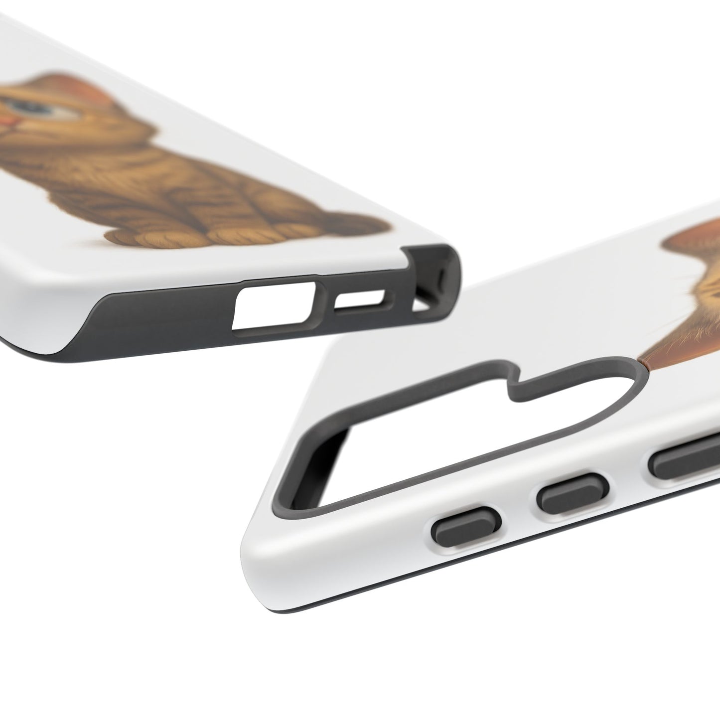 Cute Cat Phone Case, Funny Kitty Case, Animal Lover Gift, Cat Lover Accessory, Unique Cat Design Case, Pet Mom Gift