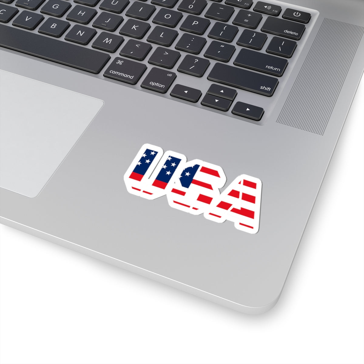 USA Flag Kiss-Cut Stickers | patriotic decor, laptop stickers, USA pride, July 4th decorations, personalized gifts