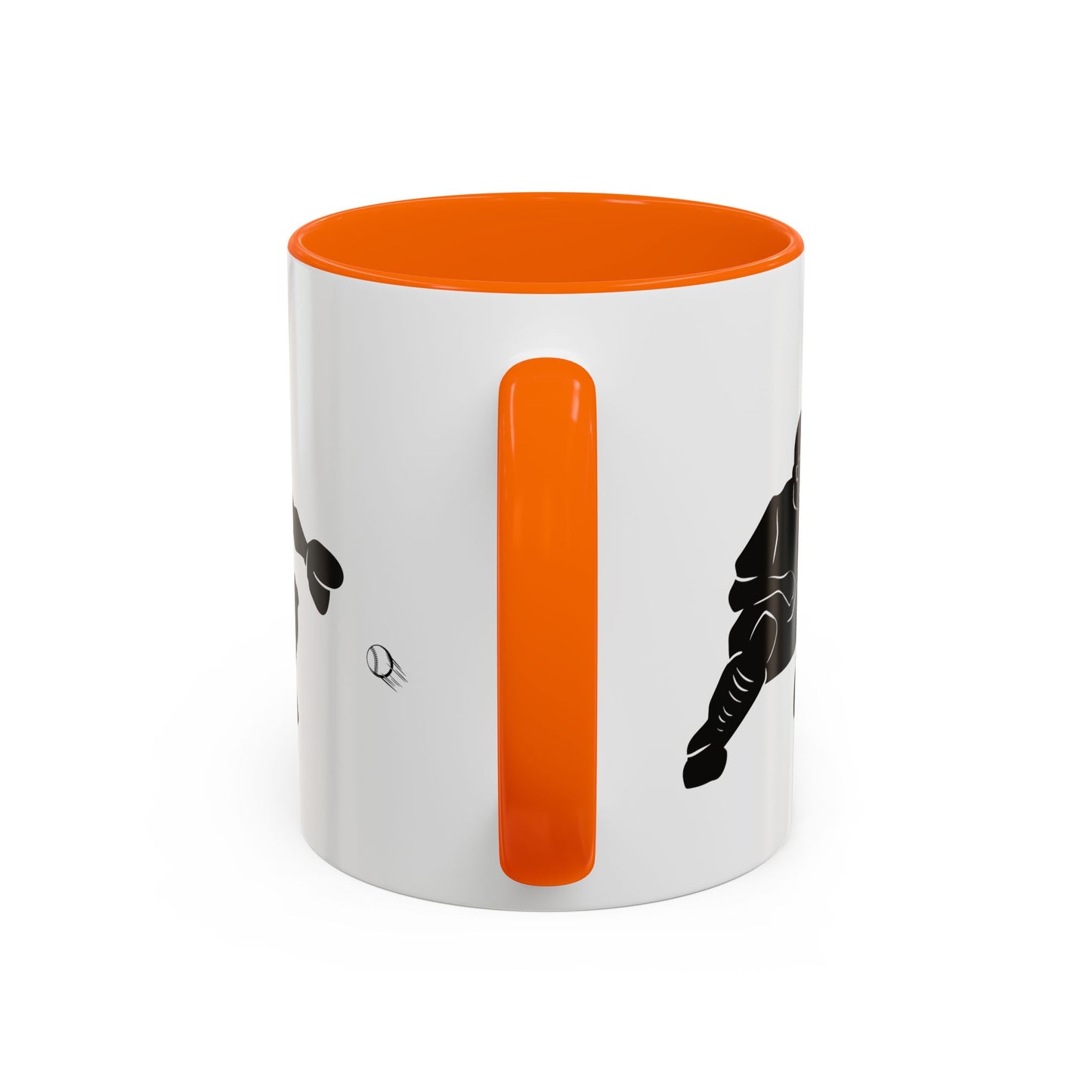 Baseball Catcher Coffee Mug, Sports Gift for Coaches, Black Accent Mug for Fans, Perfect for Birthdays & Celebrations, Unique Cup