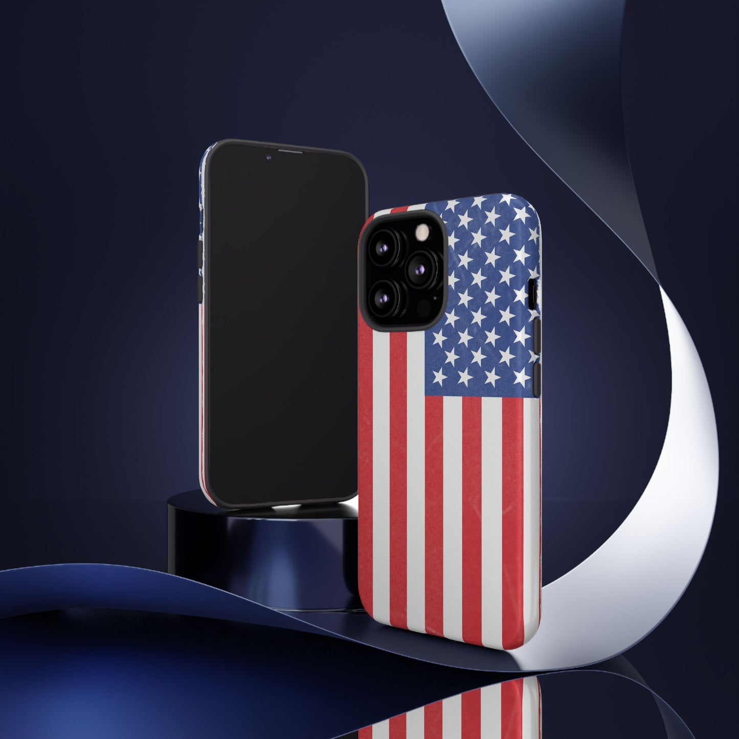 Patriotic Phone Case - Tough Cases for Veterans, USA Lovers, Independence Day, Memorial Day, Flag Design