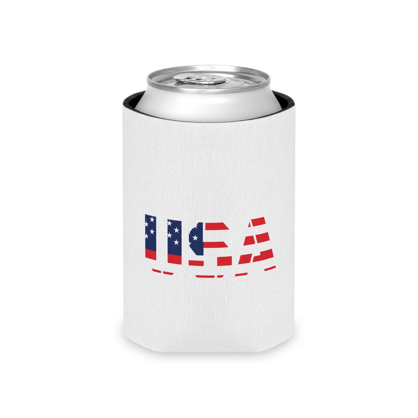 USA Flag Can Cooler - Perfect for BBQs, Independence Day, Tailgating, Memorial Day, Housewarming