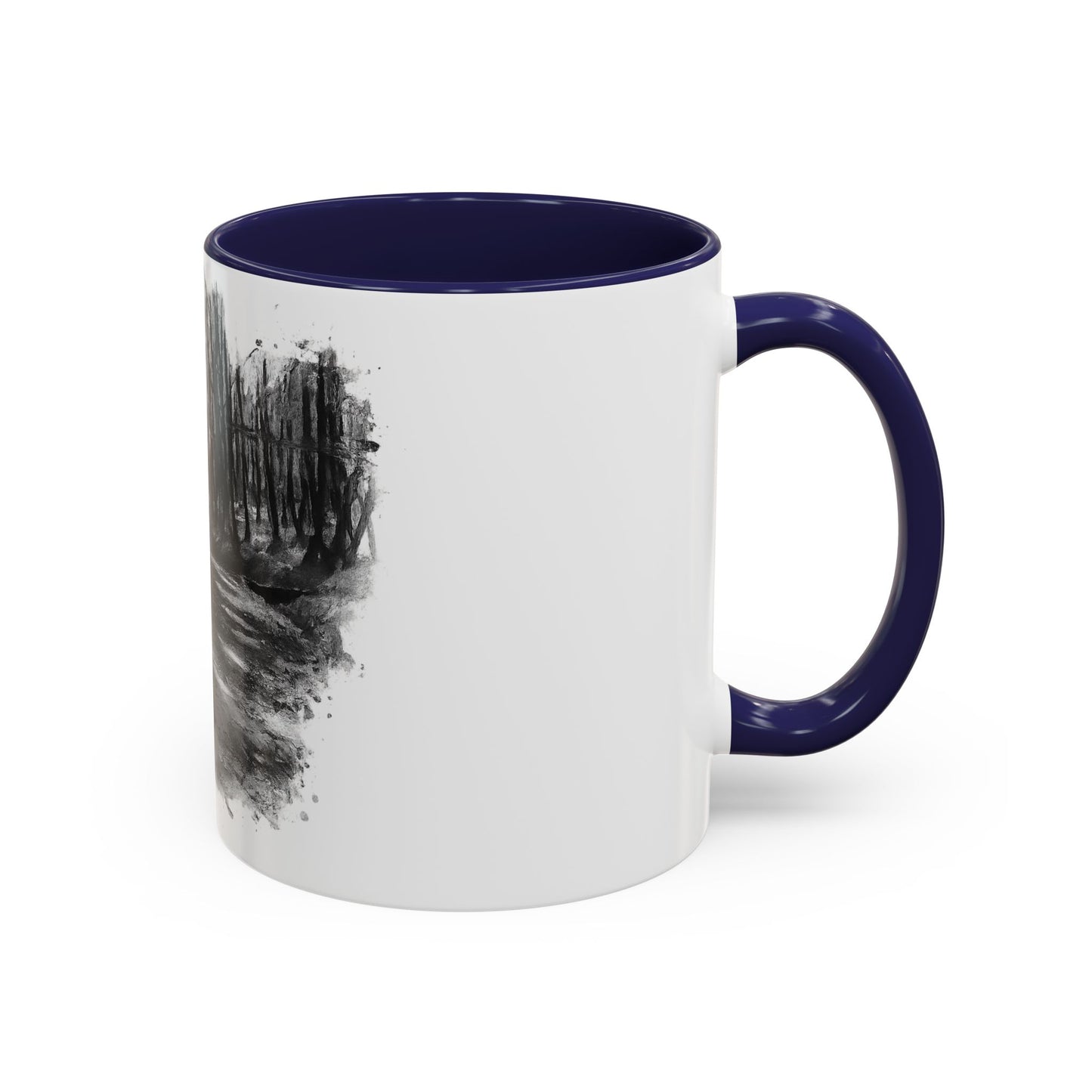 Moody Abstract Forest Coffee Mug | Unique Gift for Nature Lovers, Cozy Home Decor, Perfect for Coffee, Tea, and Hot Chocolate