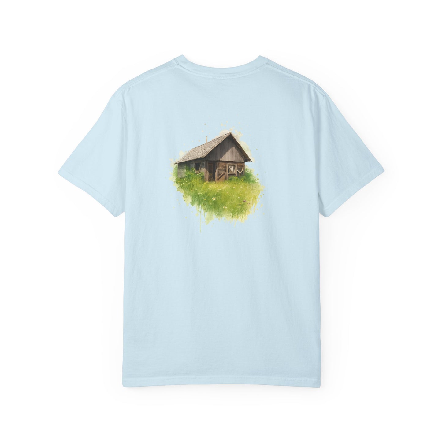 Nature-Inspired Unisex Garment-Dyed T-Shirt, Eco-Friendly Tee, Summer Casual Wear, Gift for Nature Lovers, Relaxed Fit T-Shirt