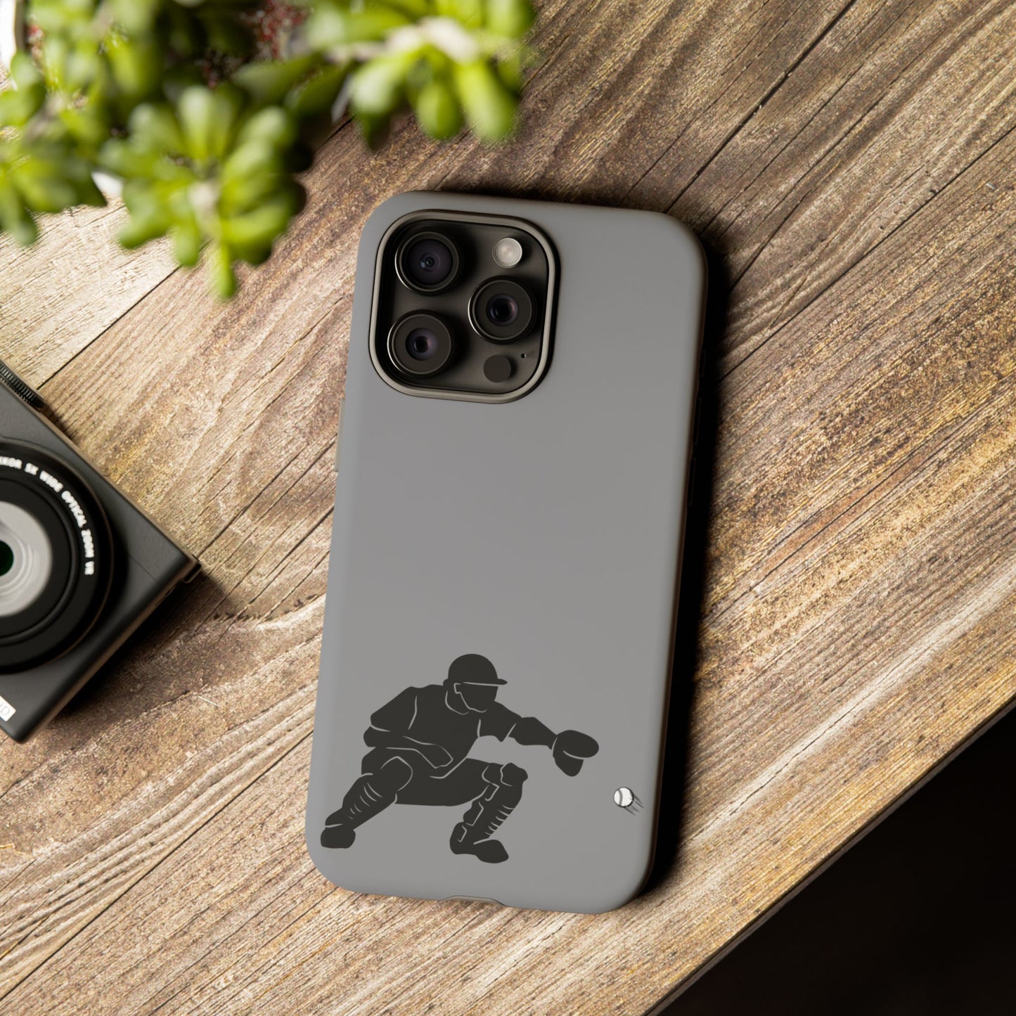 Baseball Catcher Phone Case - Tough Cases, Sports Phone Cover, Great for Athletes, Perfect Gift for Baseball Lovers, Unique Cell Phone Design
