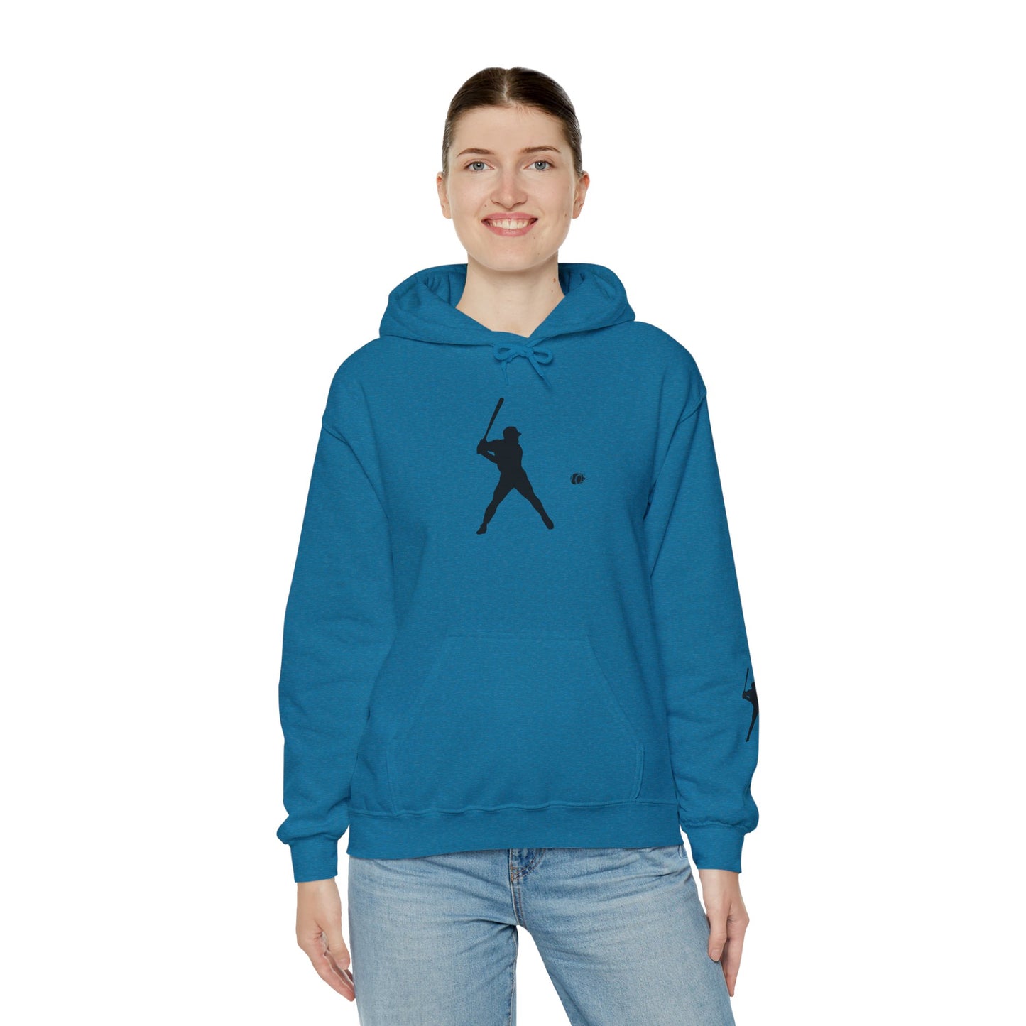 Baseball Themed Unisex Hoodie, Streetwear, Sports Fan Sweatshirt, Gift for Athletes, Casual Wear, Fall Fashion