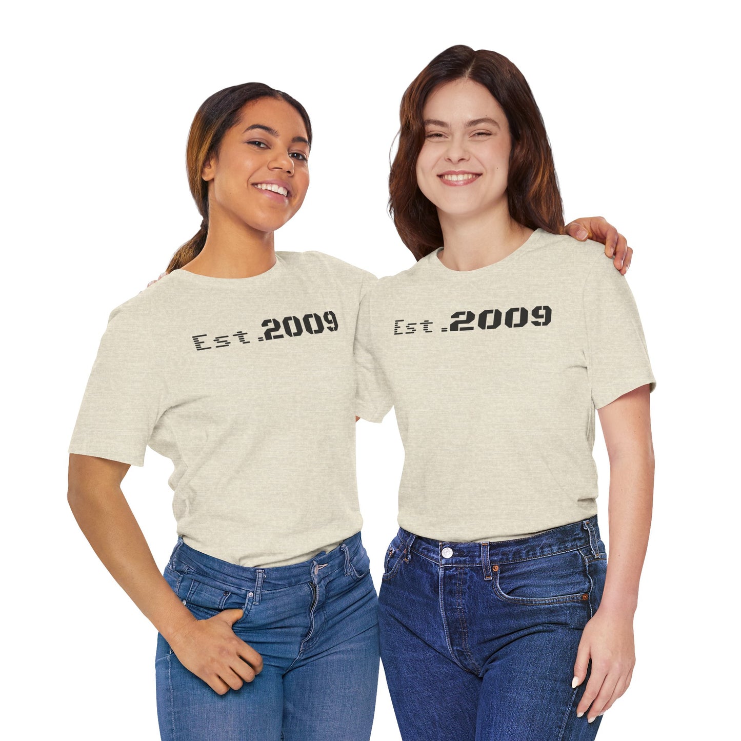 Established 2009 Unisex Tee - Casual Wear, Birthday Gift, Graduation Outfit, Anniversary Shirt, Personalized Fashion