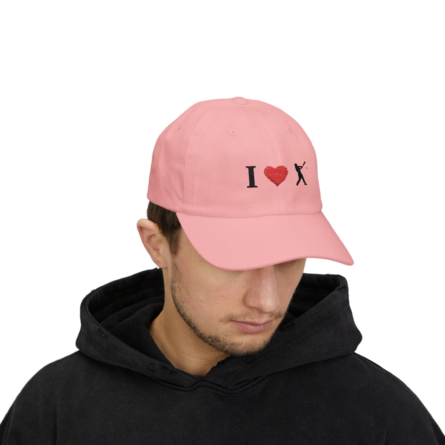 I Love Baseball Dad Cap, Sporty Hat for Dads, Baseball Lover Gift, Father's Day Gift, Casual Everyday Wear