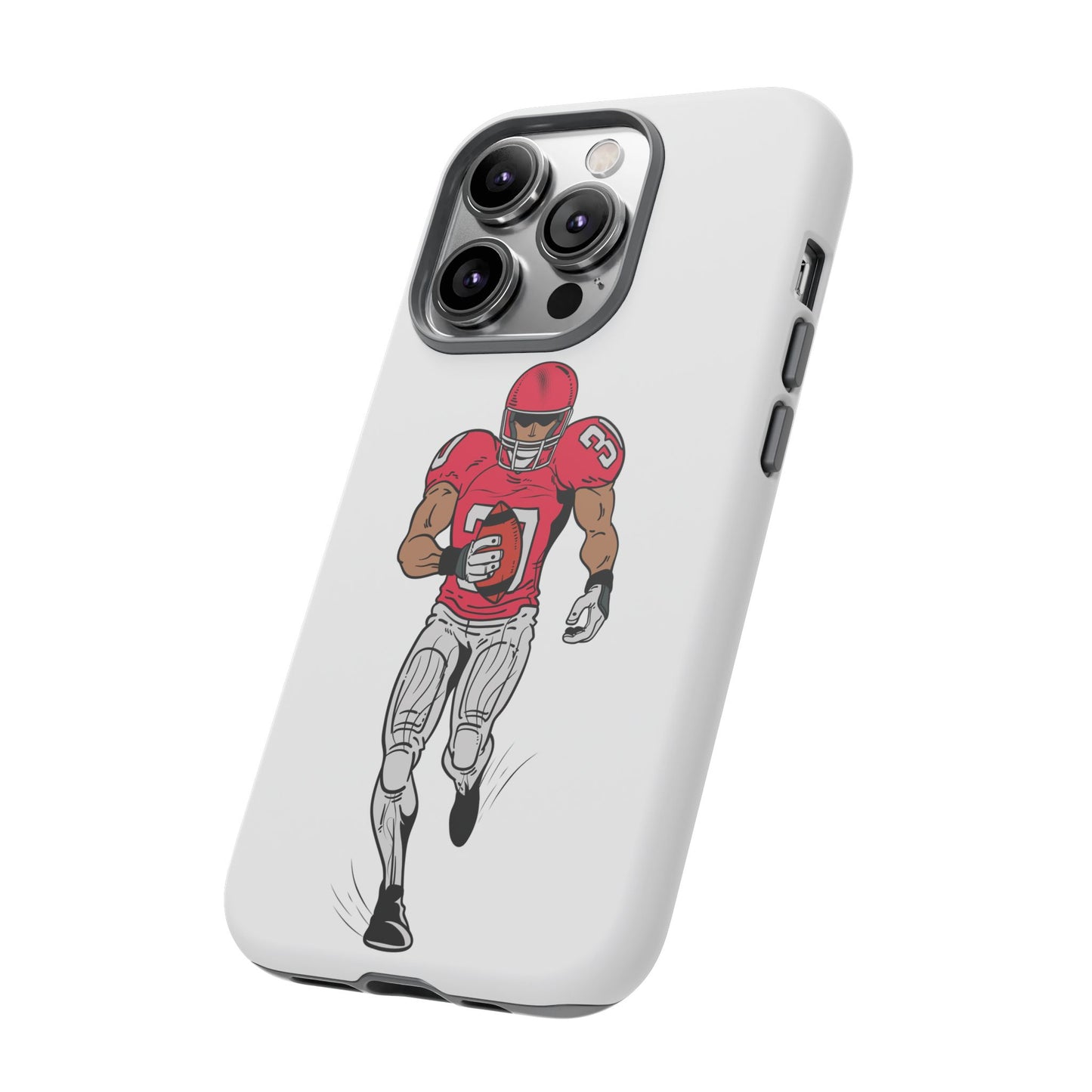 Football Player Tough Case, Sports Phone Cover, Athlete Gift, Tough Phone Case, Fall Sports, Football Lover's Accessory