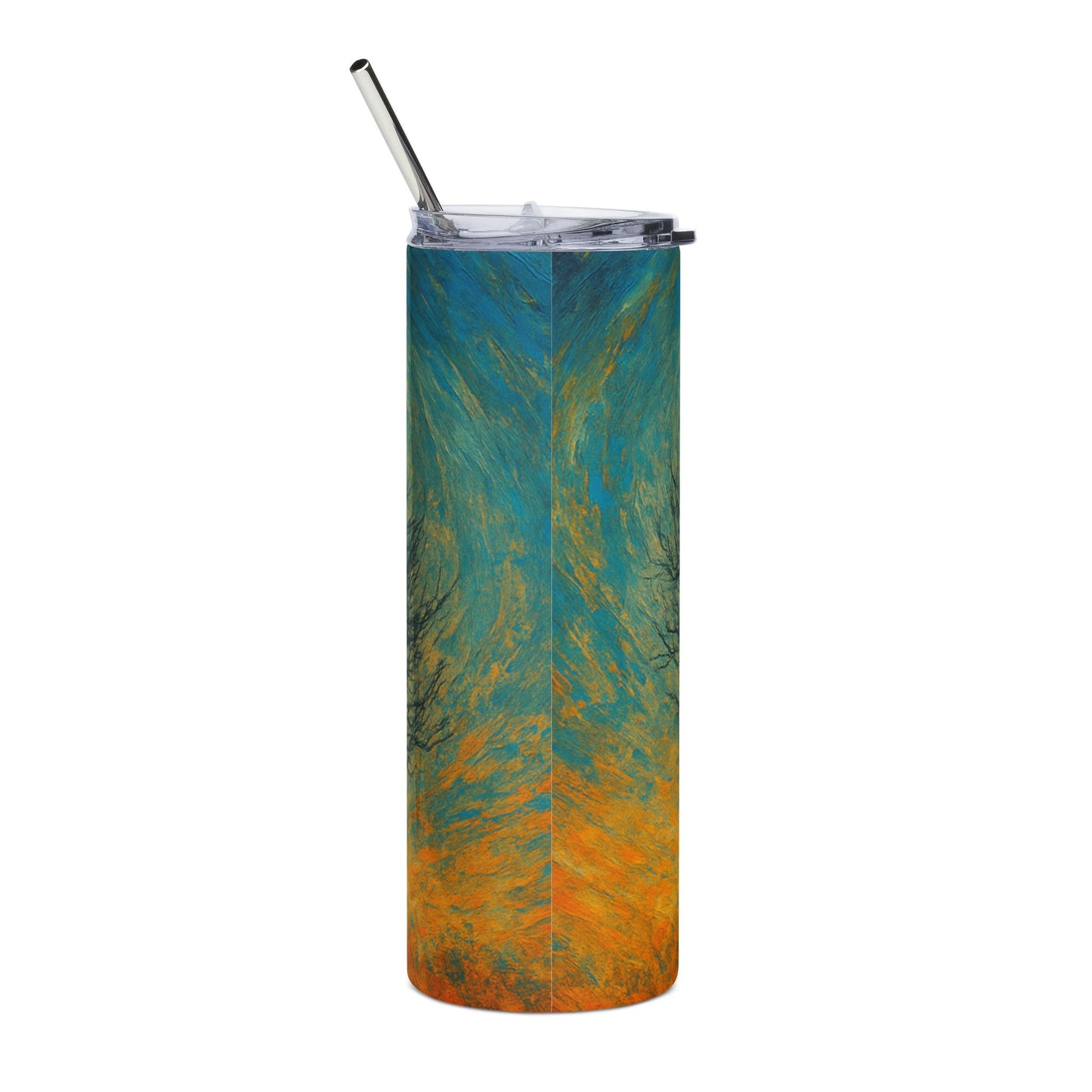 Serene Nature-Inspired Stainless Steel Tumbler, 20oz | Ideal for Outdoors, Gifts, Home, Coffee Lovers, Travel, Eco-Friendly