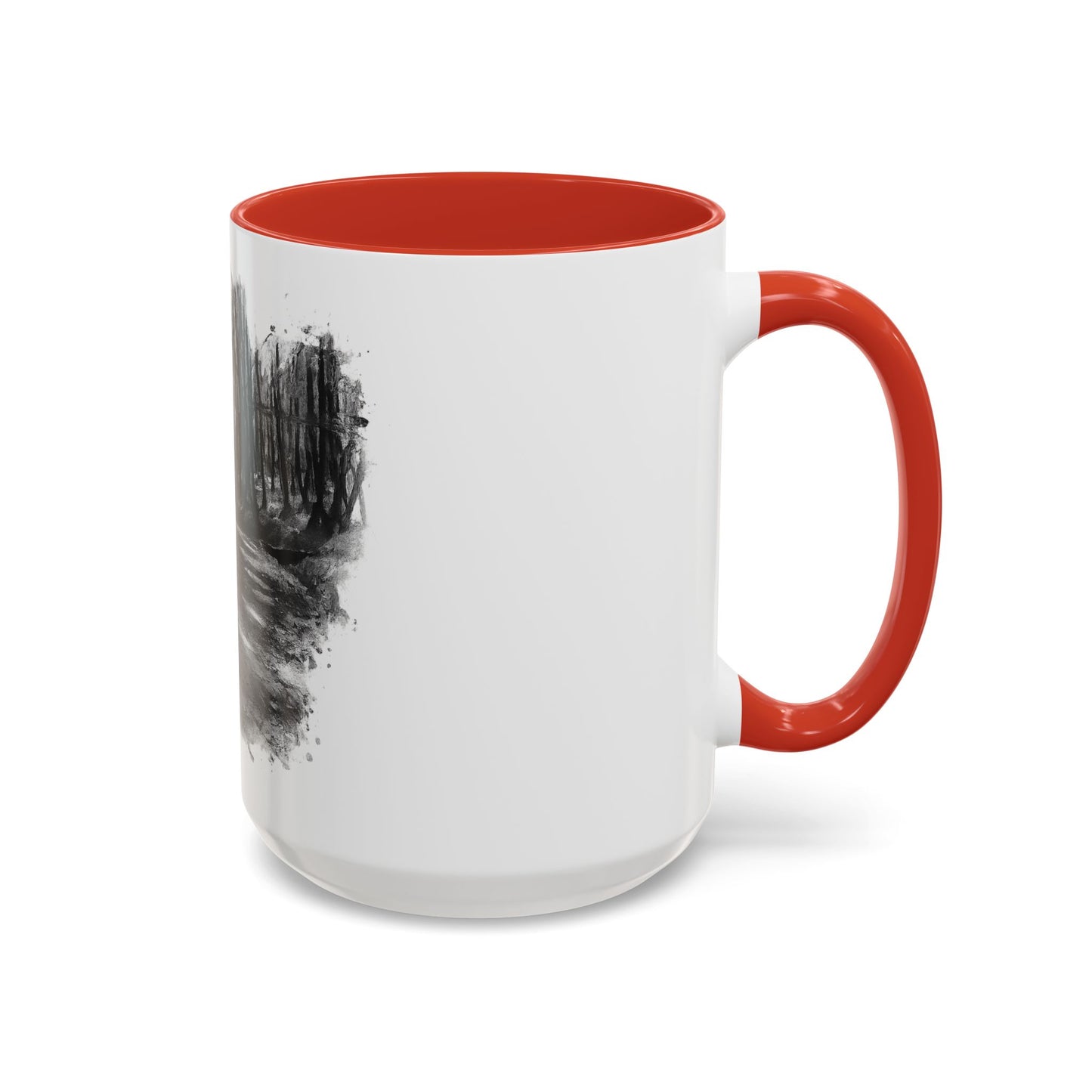 Moody Abstract Forest Coffee Mug | Unique Gift for Nature Lovers, Cozy Home Decor, Perfect for Coffee, Tea, and Hot Chocolate