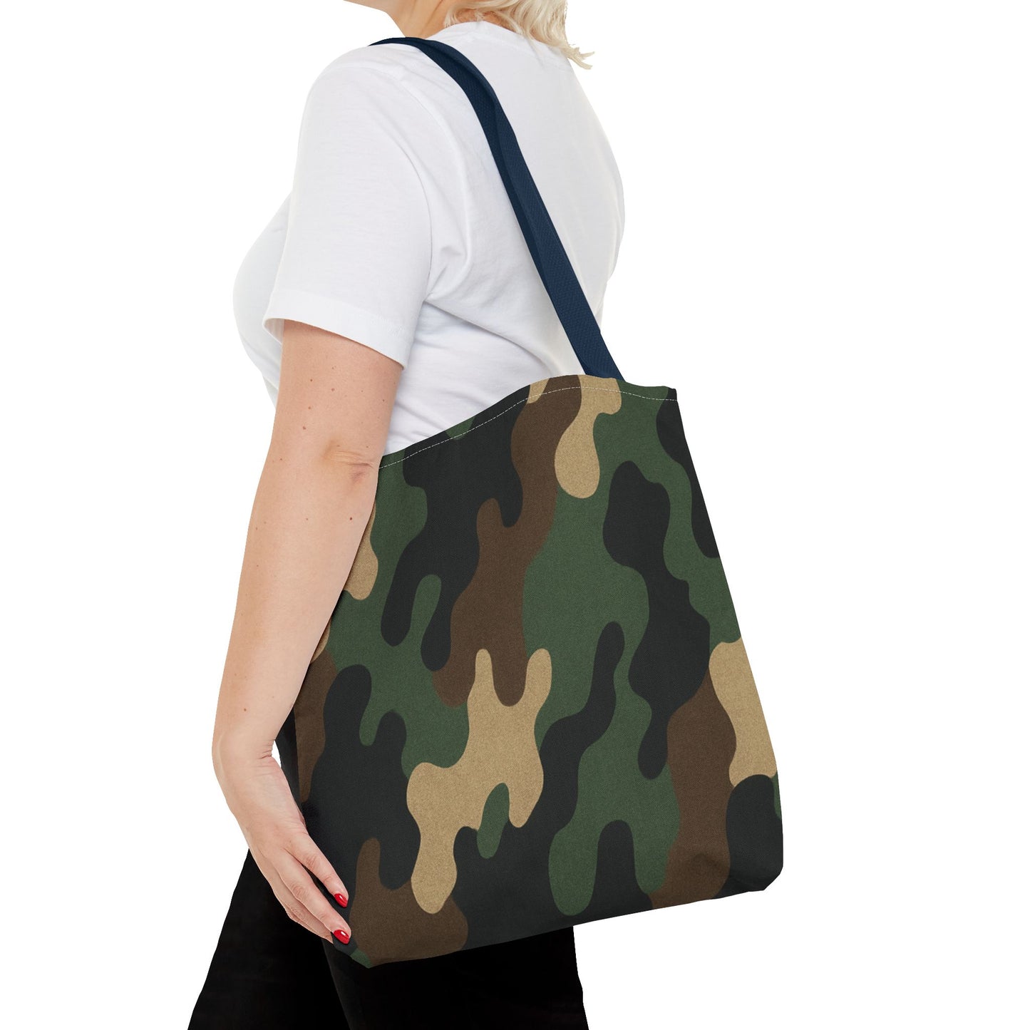 Stylish Camouflage Tote Bag, Reusable Shopping Bag, Beach Tote, Casual Carry-All, Gift for Him or Her