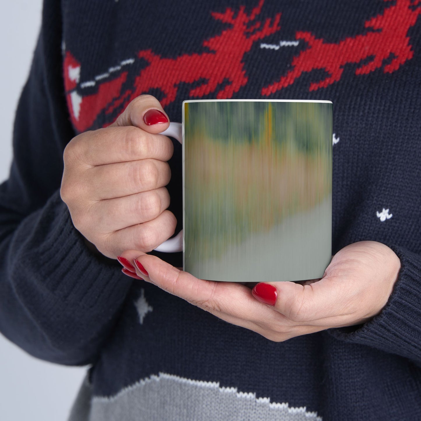 Serene Nature Ceramic Mug - 11oz & 15oz - Perfect Gift for Nature Lovers