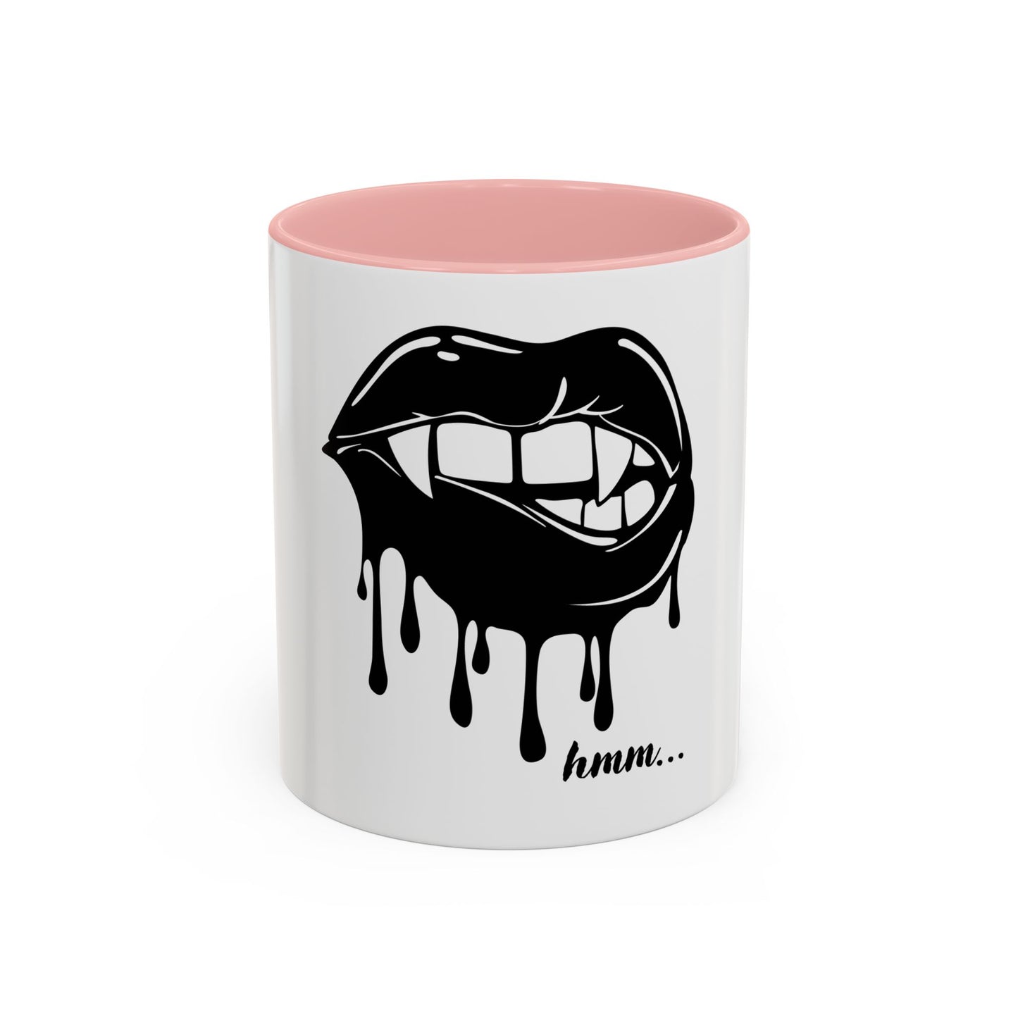 Vampire Lip Accent Coffee Mug - 11oz & 15oz - Unique Halloween Gift