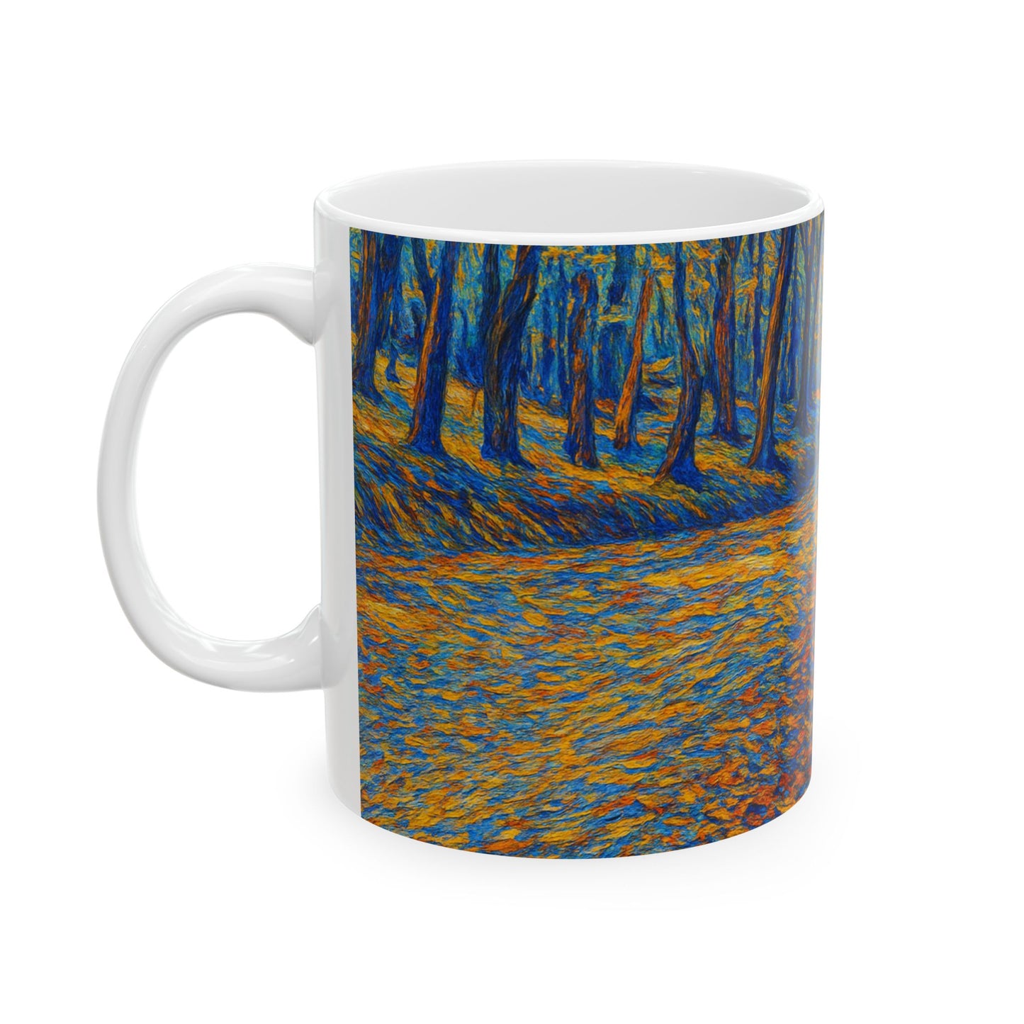 Colorful Abstract Pathway Ceramic Mug