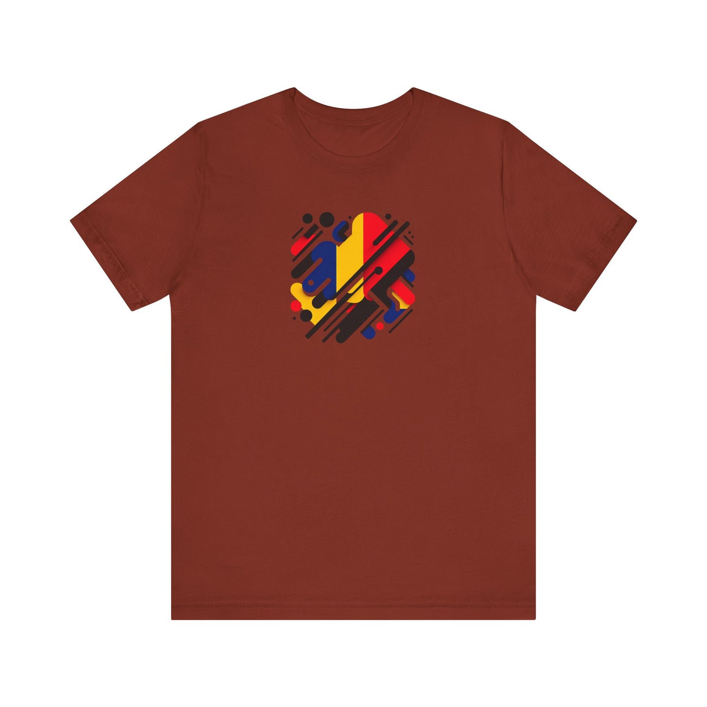Artistic Heart Unisex Jersey Tee - Vibrant Graphic Tee, Casual Wear, Gift for Art Lovers, Birthday Surprise, Everyday Comfort