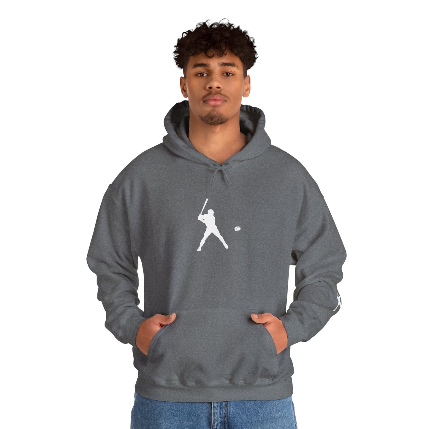 Sporty Unisex Baseball Hooded Sweatshirt, Casual Hoodie for Athletes, Perfect for Gifts, Comfy Streetwear, Ideal for Sports Events, Personal Use