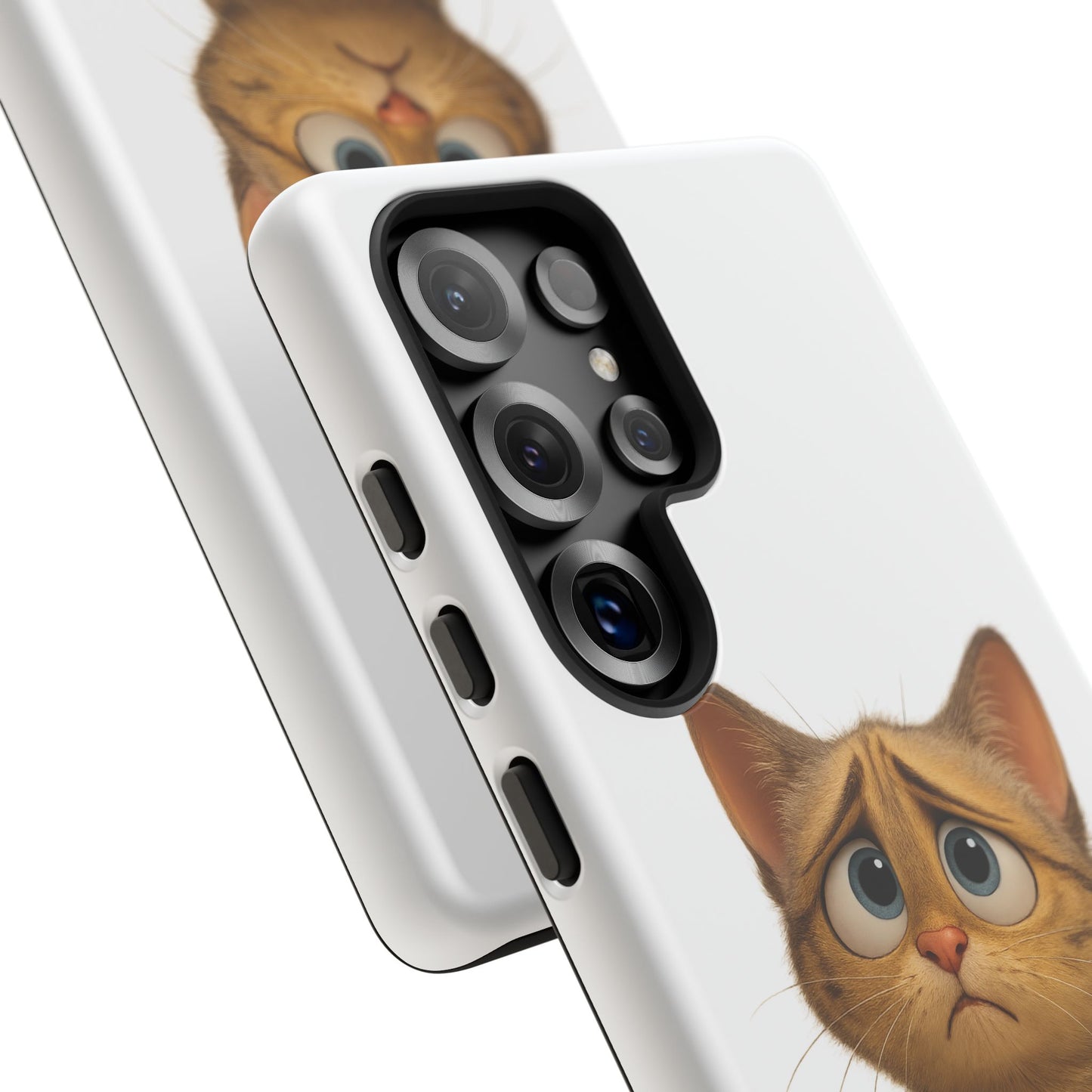 Cute Cat Phone Case, Funny Kitty Case, Animal Lover Gift, Cat Lover Accessory, Unique Cat Design Case, Pet Mom Gift