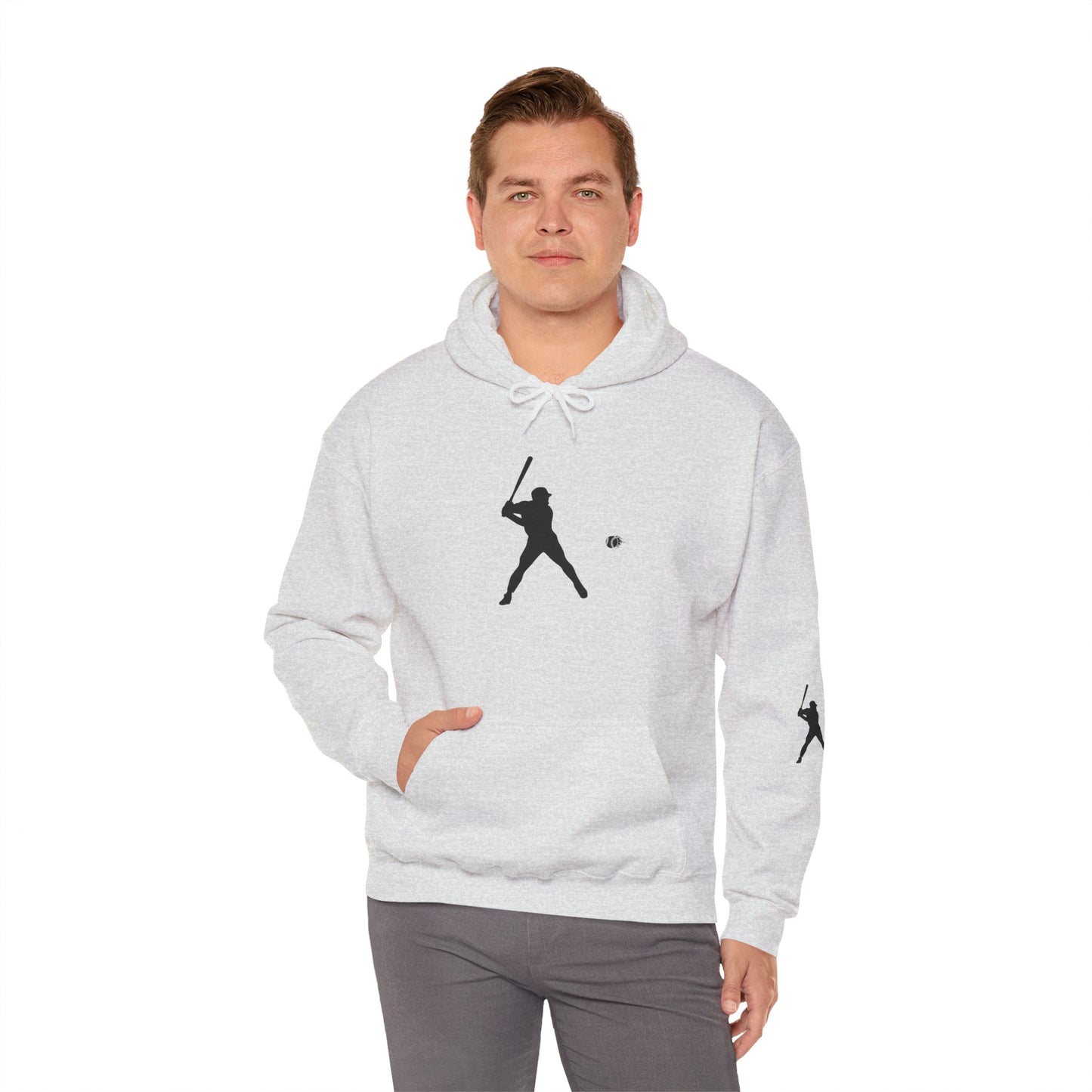 Baseball Themed Unisex Hoodie, Streetwear, Sports Fan Sweatshirt, Gift for Athletes, Casual Wear, Fall Fashion