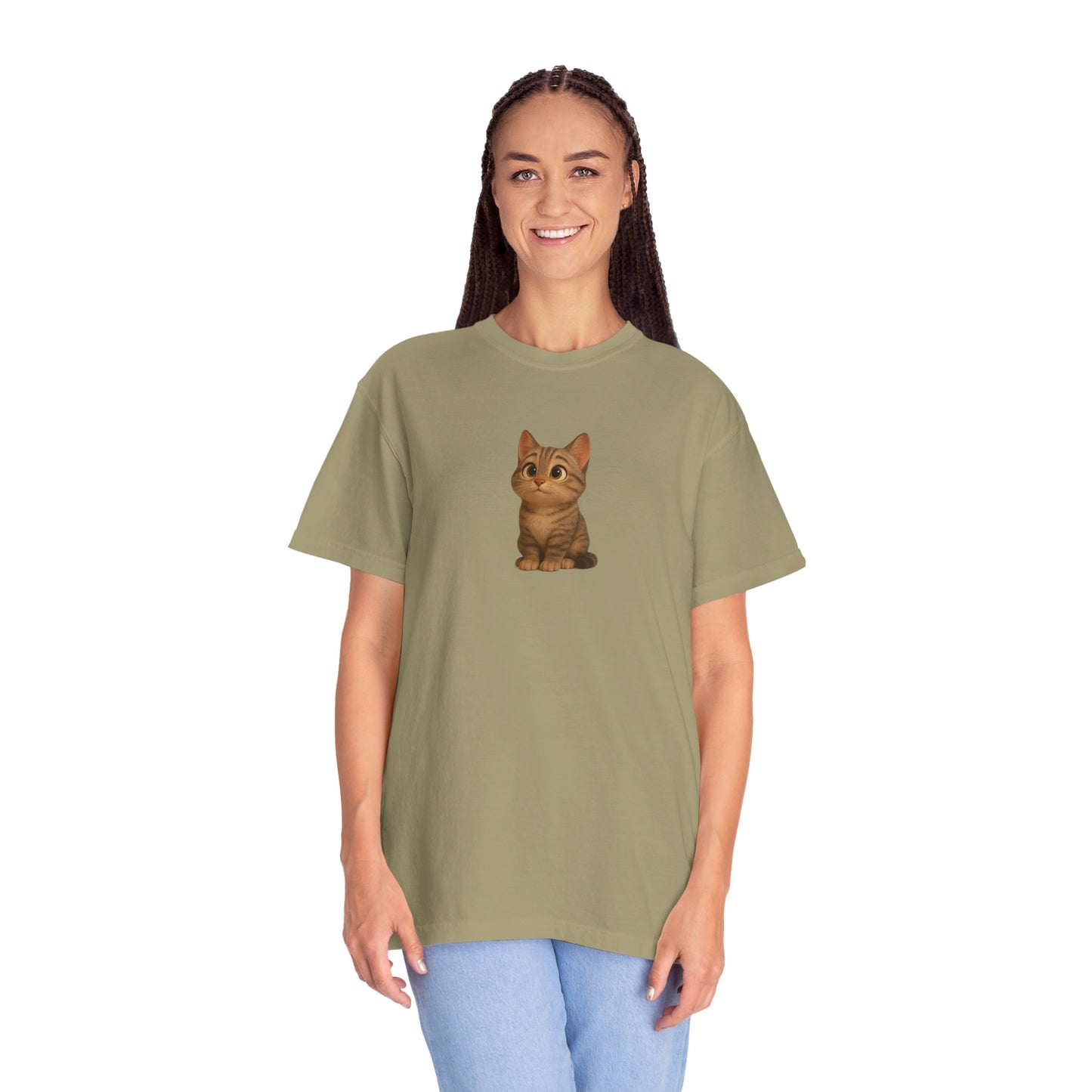 Cute Cat Graphic T-Shirt, Casual Wear, Cat Lover Gift, Everyday Tee, Animal Lover Apparel, Perfect for Birthdays & Holidays
