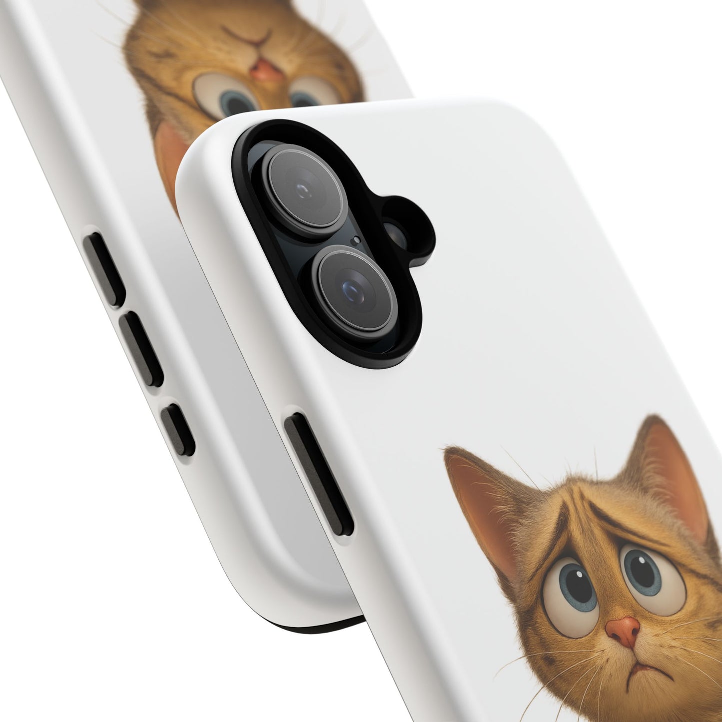 Cute Cat Phone Case, Funny Kitty Case, Animal Lover Gift, Cat Lover Accessory, Unique Cat Design Case, Pet Mom Gift