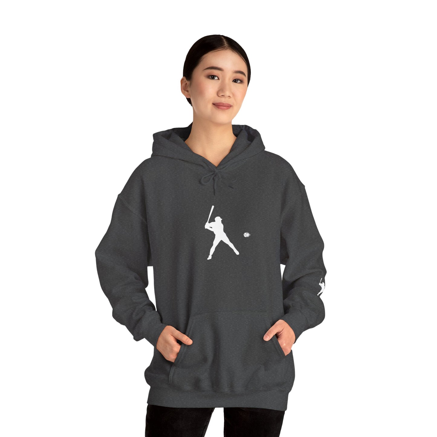 Sporty Unisex Baseball Hooded Sweatshirt, Casual Hoodie for Athletes, Perfect for Gifts, Comfy Streetwear, Ideal for Sports Events, Personal Use