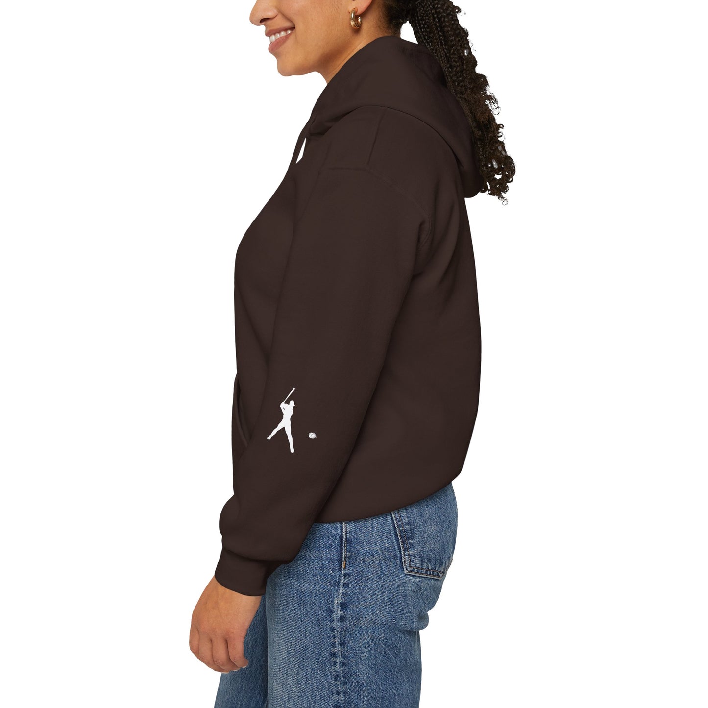 Sporty Unisex Baseball Hooded Sweatshirt, Casual Hoodie for Athletes, Perfect for Gifts, Comfy Streetwear, Ideal for Sports Events, Personal Use