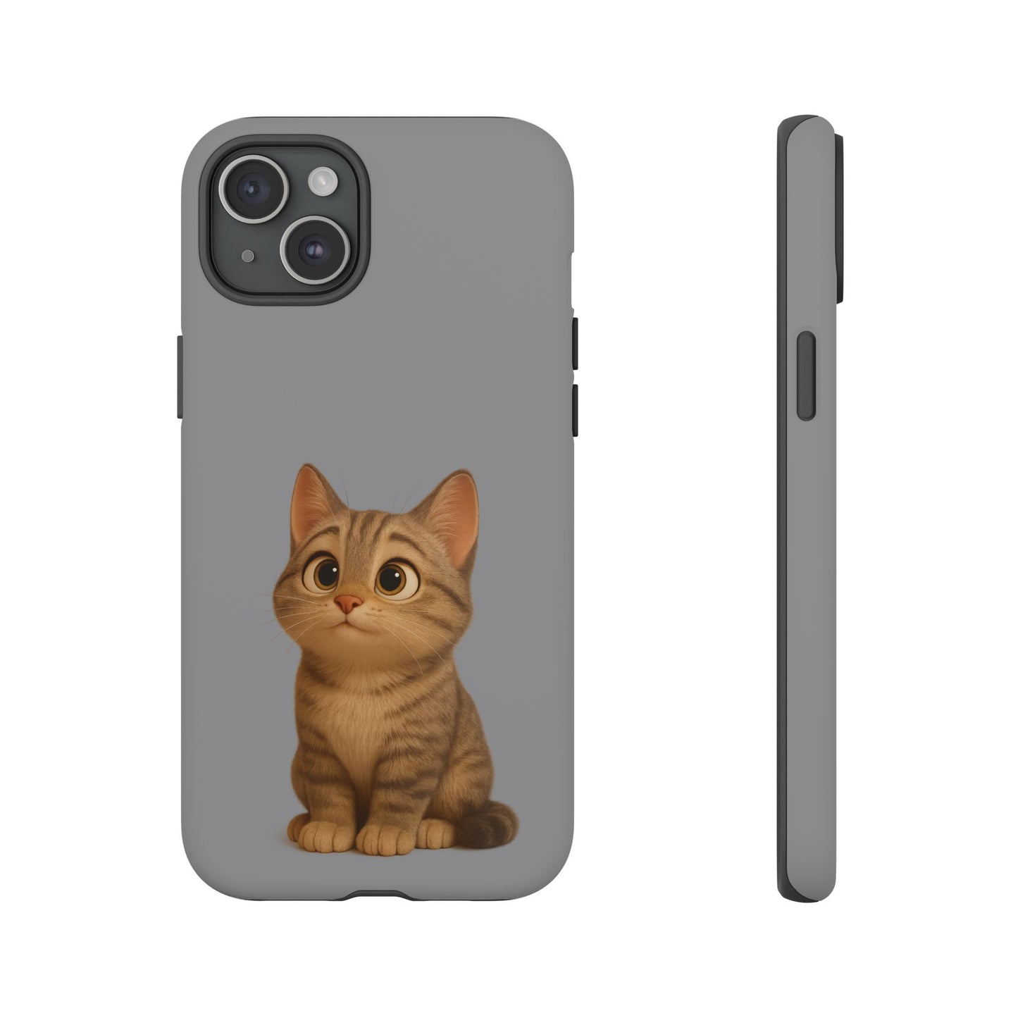 Cute Cat Phone Case, Kawaii Pet Accessory, Gift for Cat Lovers, Animal Phone Cover for Kids, Unique Kitty Design, Birthdays, Holidays
