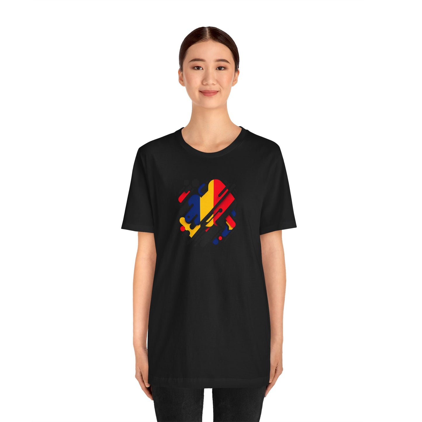 Artistic Heart Unisex Jersey Tee - Vibrant Graphic Tee, Casual Wear, Gift for Art Lovers, Birthday Surprise, Everyday Comfort
