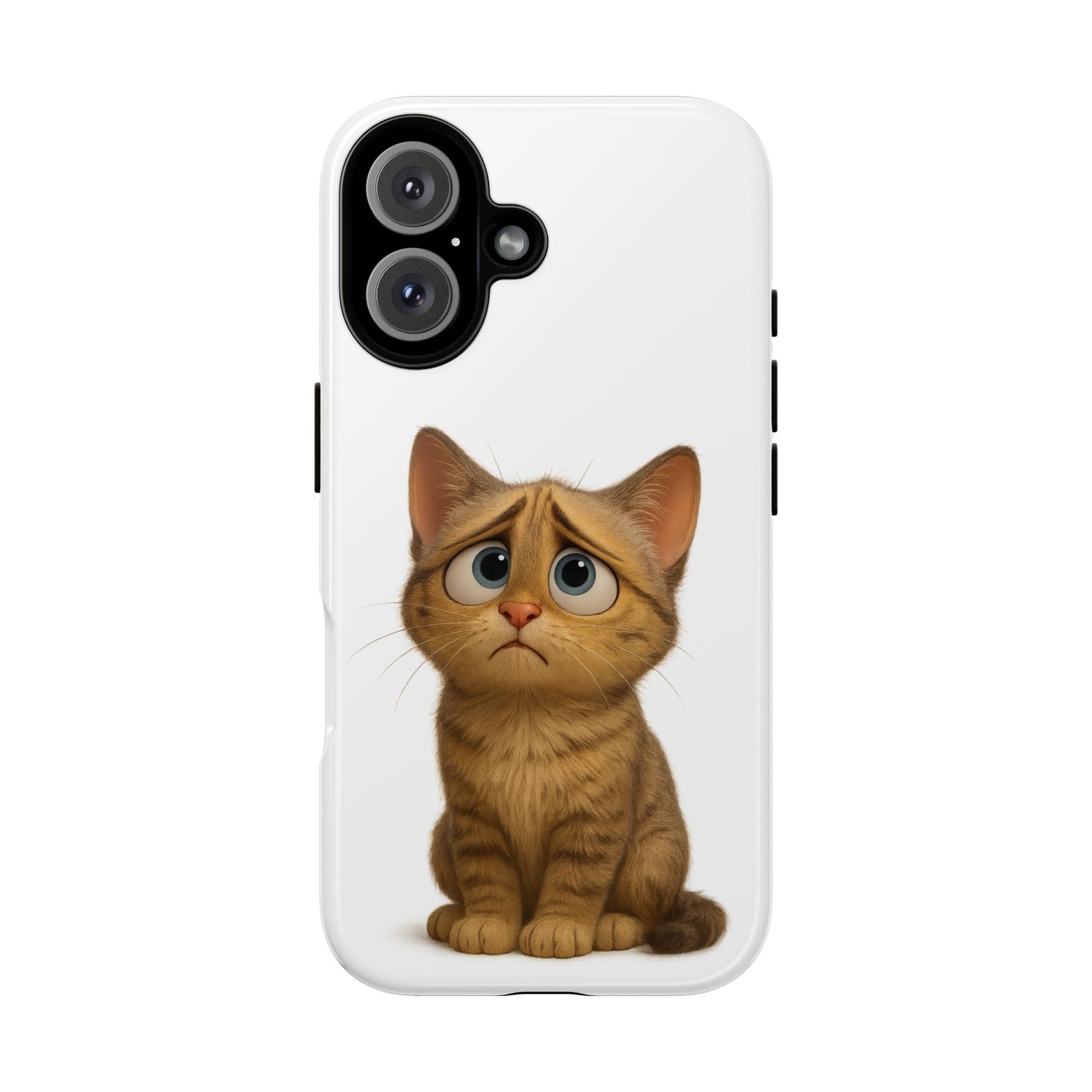 Cute Cat Phone Case, Funny Kitty Case, Animal Lover Gift, Cat Lover Accessory, Unique Cat Design Case, Pet Mom Gift