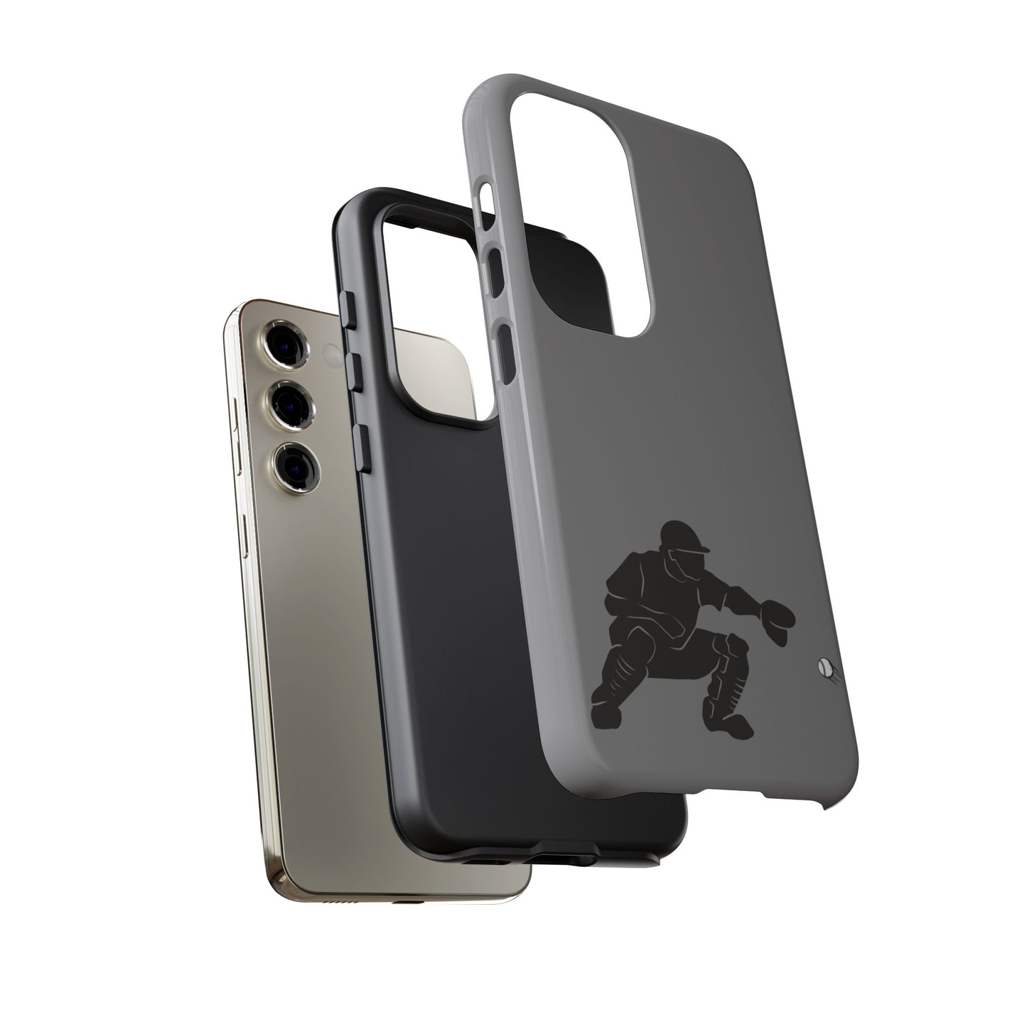 Baseball Catcher Phone Case - Tough Cases, Sports Phone Cover, Great for Athletes, Perfect Gift for Baseball Lovers, Unique Cell Phone Design