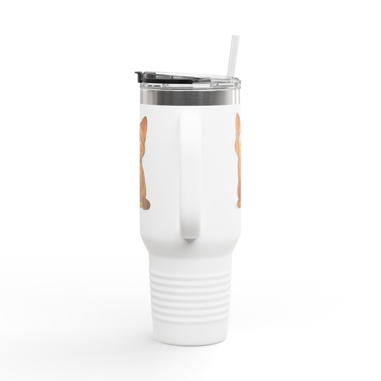 Cute Cat Insulated Travel Mug, 40oz - Perfect for Pet Lovers, Gifts for Cat Owners, Travel Accessories, Cute Drinkware, Animal Lovers