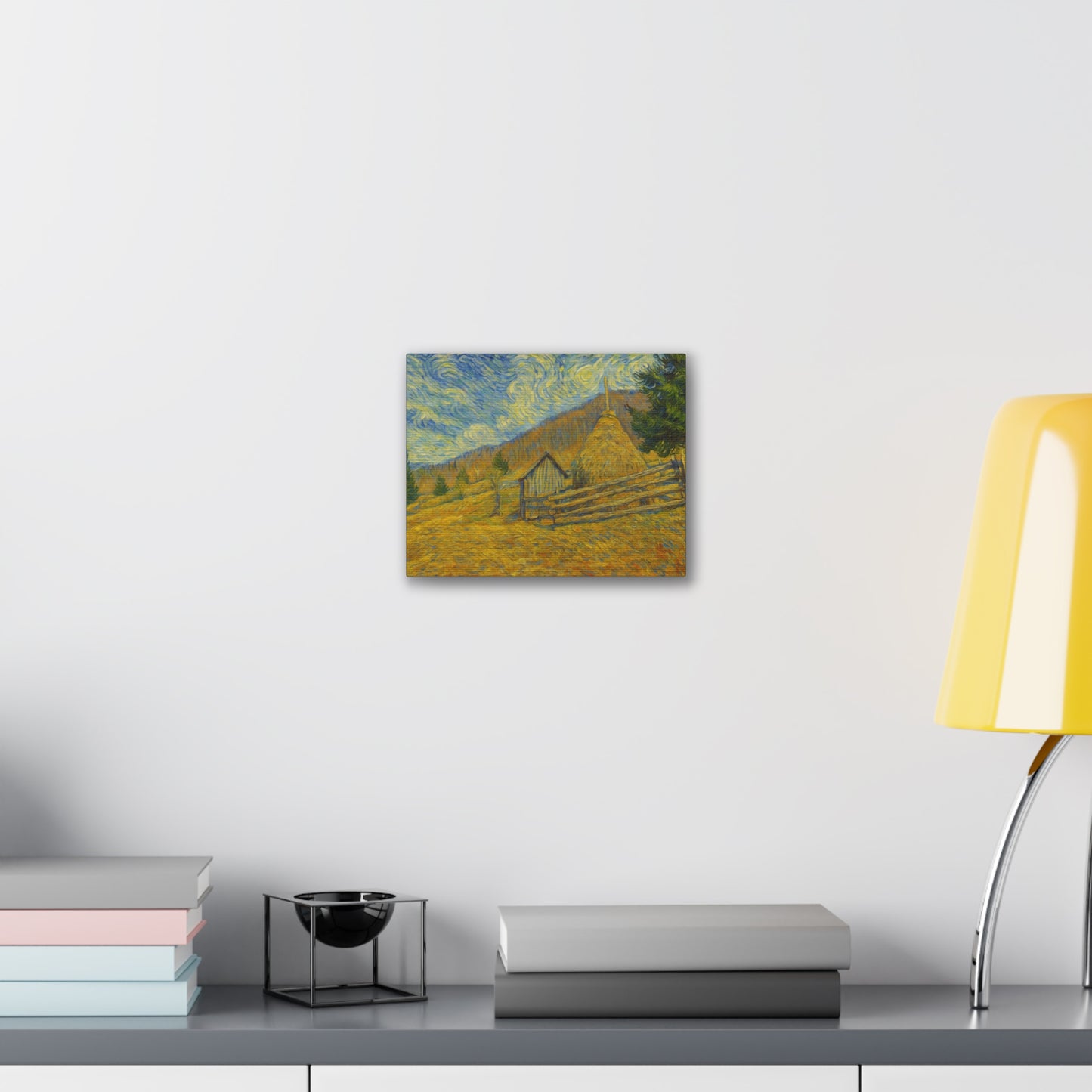 Vincent Van Gogh Inspired Canvas Print, Rustic Home Decor, Wall Art, Gift for Art Lovers, Country Landscape, Unique Art Piece