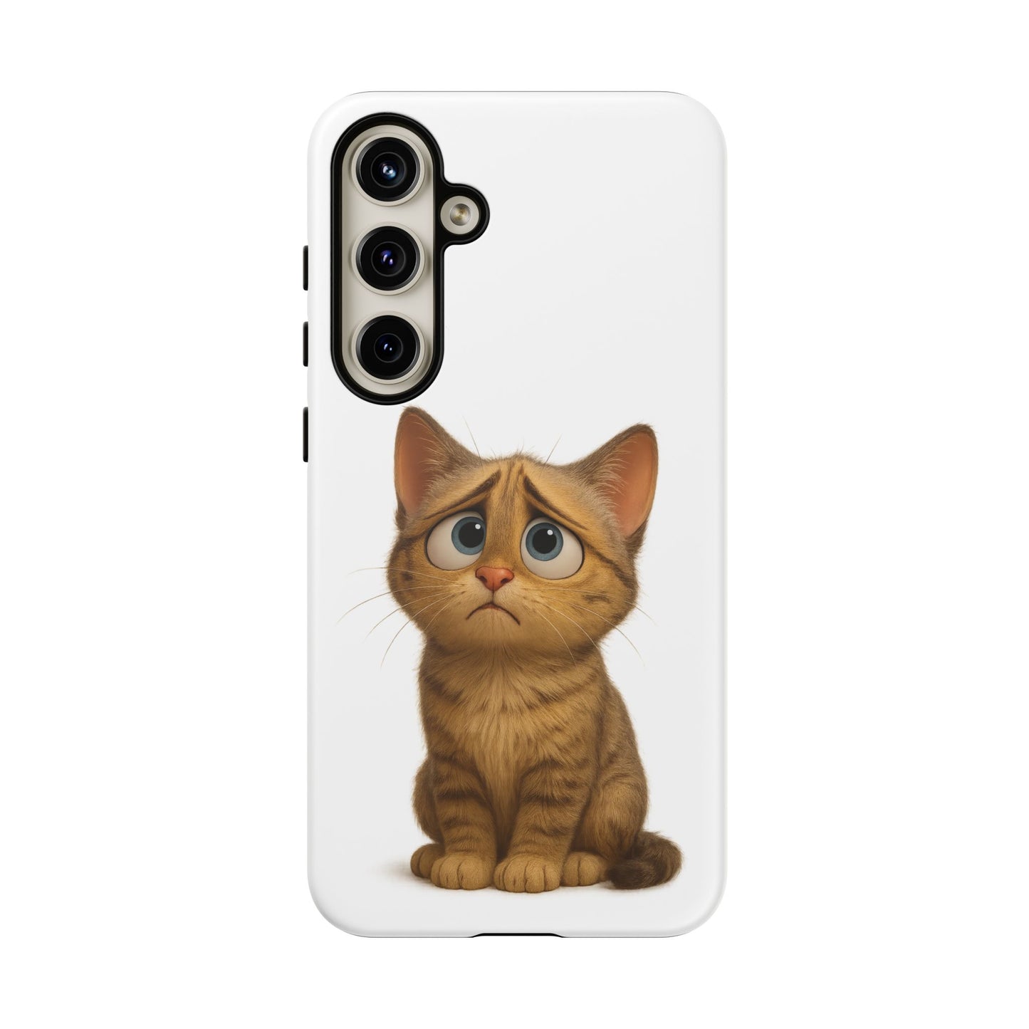 Cute Cat Phone Case, Funny Kitty Case, Animal Lover Gift, Cat Lover Accessory, Unique Cat Design Case, Pet Mom Gift