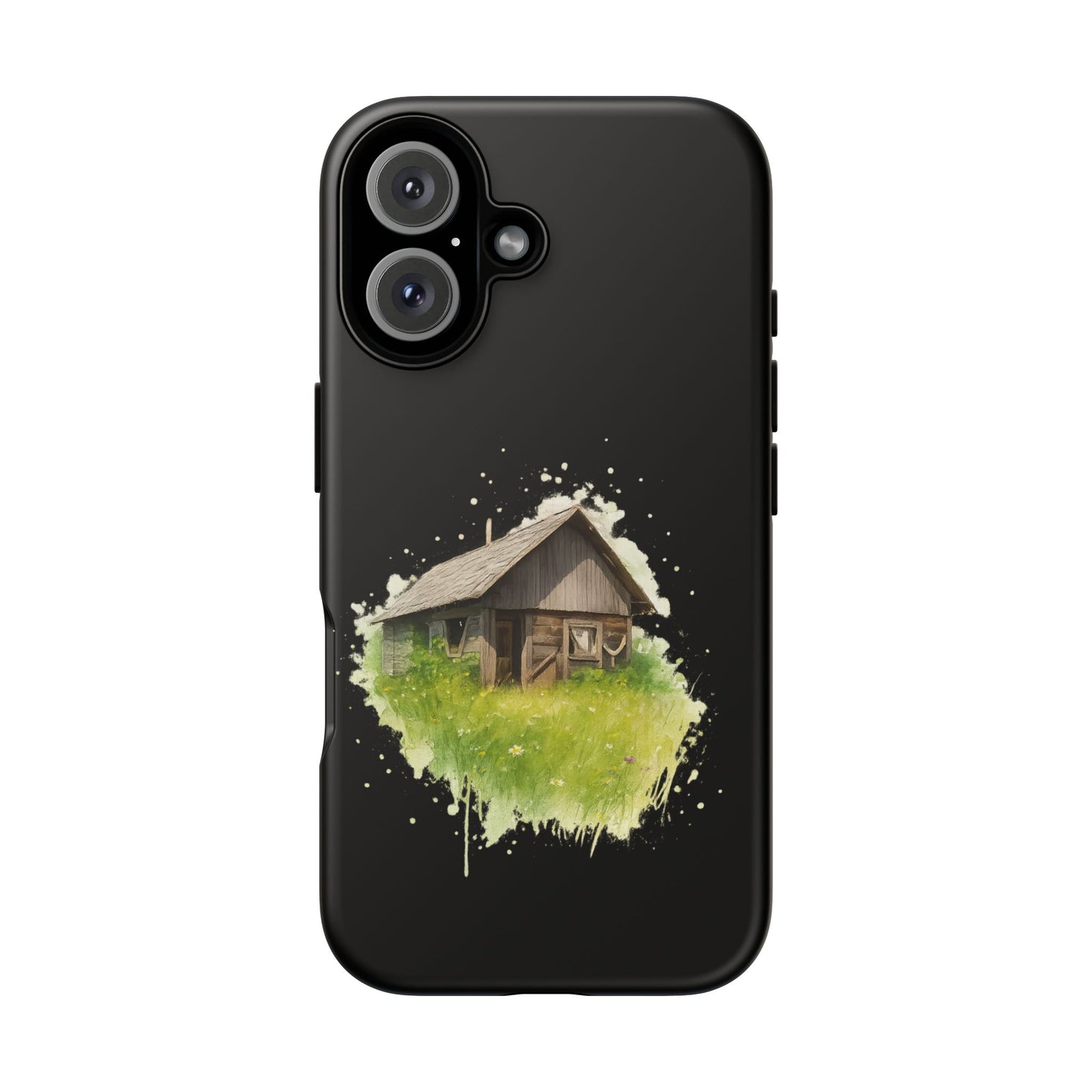 Rustic Farmhouse Phone Case, Cute Cottage Design, Tough Cases for Nature Lovers, Eco-Friendly Gift, Customizable Tech Accessories