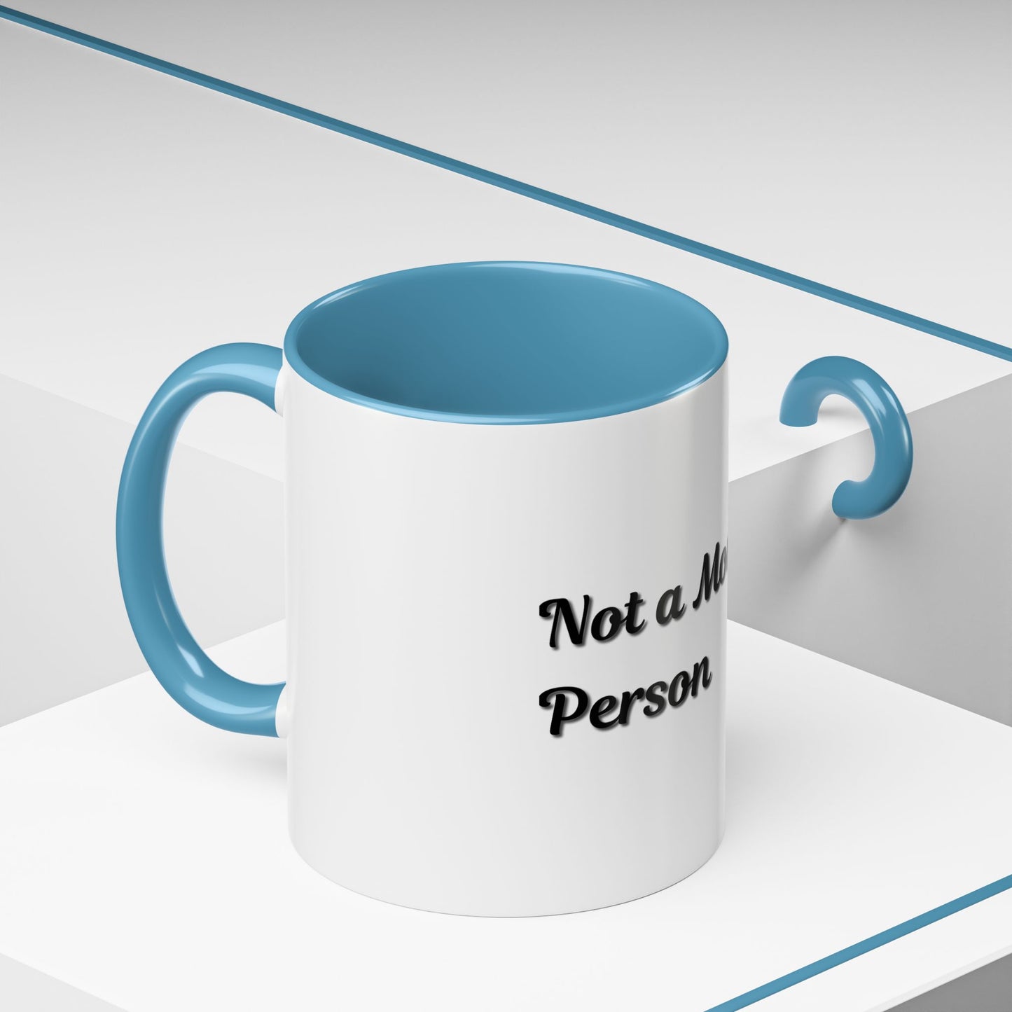 Not a Morning Person Coffee Mug - Funny Accent Mug for Coffee Lovers, 11/15oz