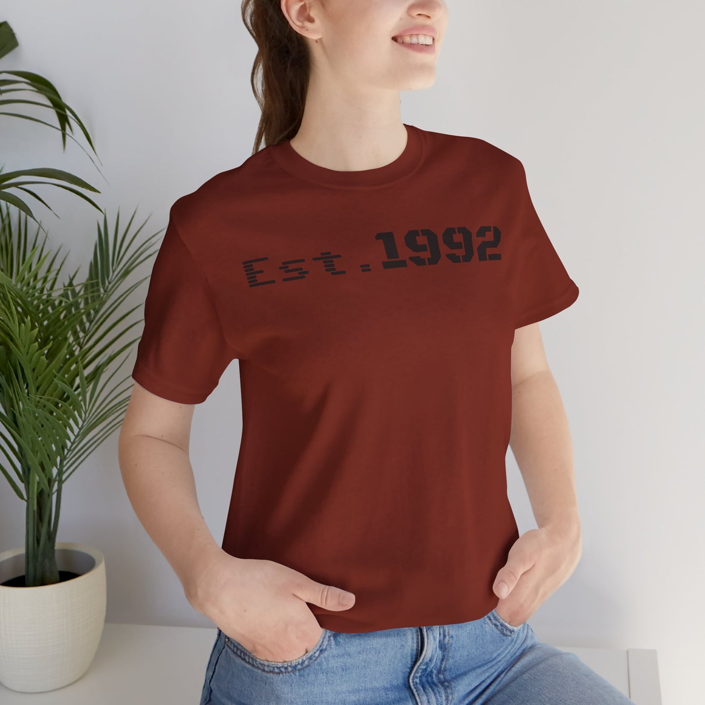 Est. 1992 Unisex Jersey Tee - Retro Birthday Gift, Casual Wear, Cool Vintage T-Shirt, Gift for Him, Gift for Her