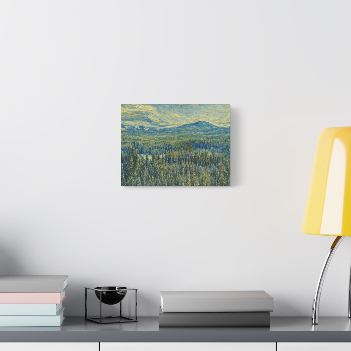 Scenic Landscape Canvas Print, Rustic Home Decor, Wall Art for Nature Lovers, Gift for Art Enthusiasts, Serene Forest Artwork