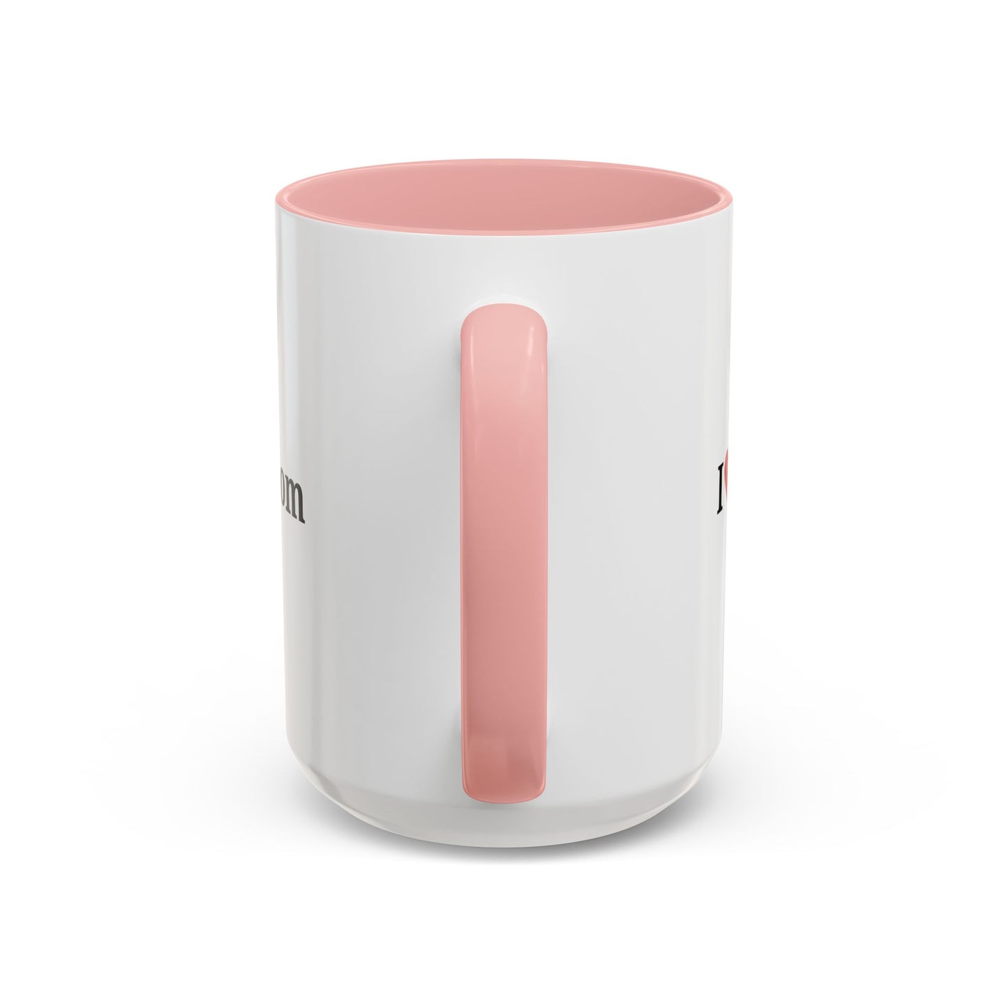 I Love Mom Accent Coffee Mug - Perfect Gift for Mother's Day & Special Occasions