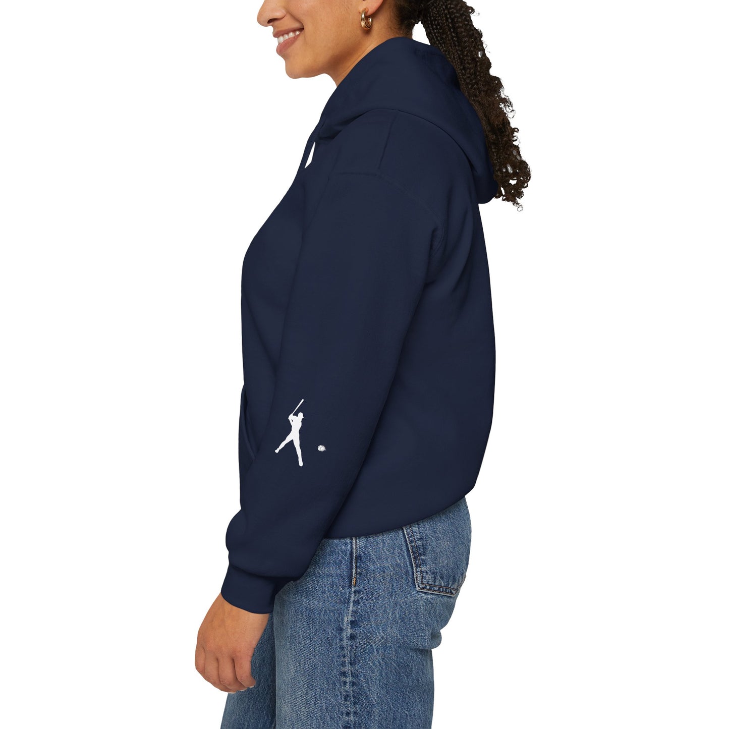 Sporty Unisex Baseball Hooded Sweatshirt, Casual Hoodie for Athletes, Perfect for Gifts, Comfy Streetwear, Ideal for Sports Events, Personal Use